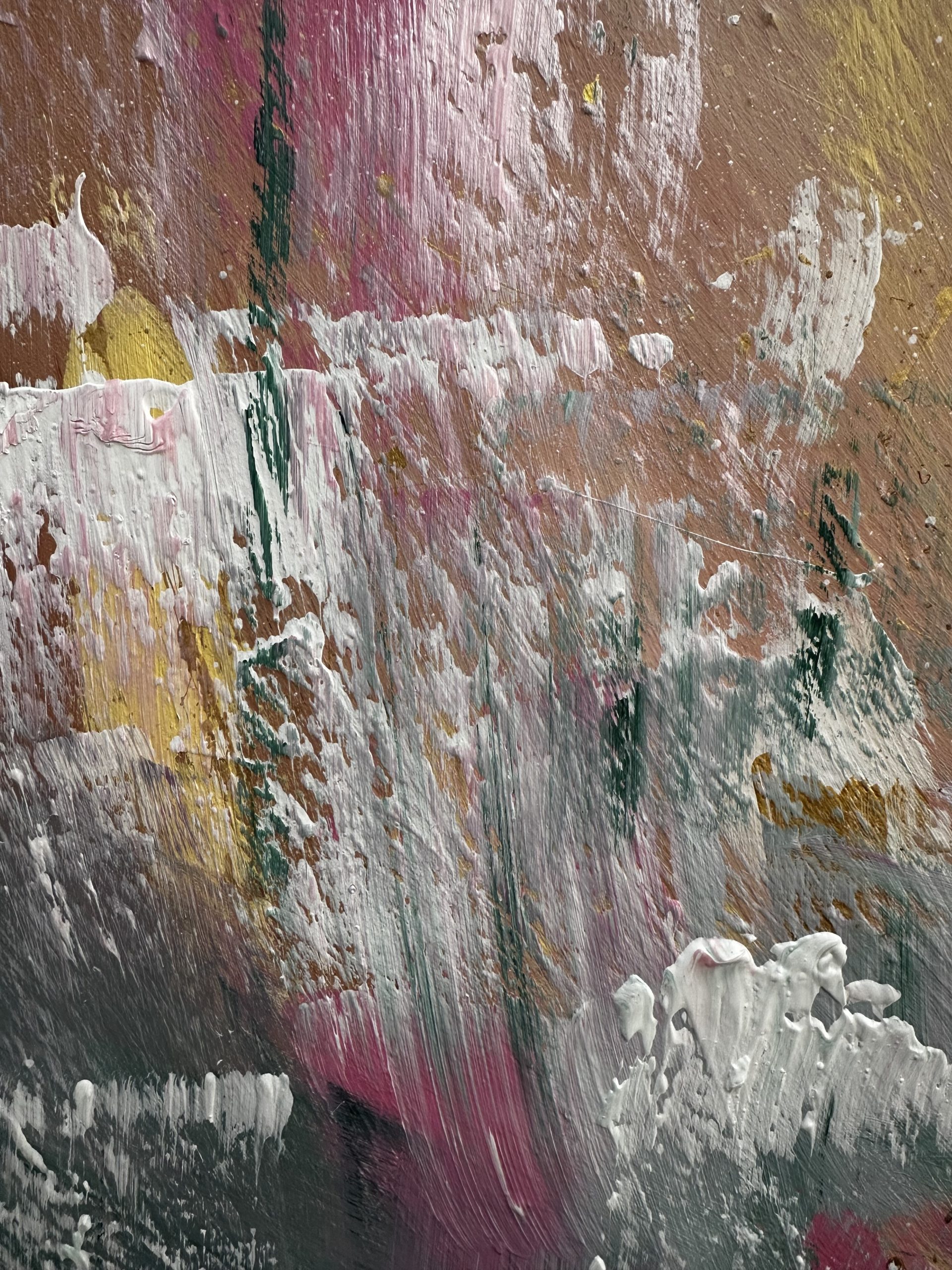 Colourful Alanah Jarvis Abstract Art Close Up