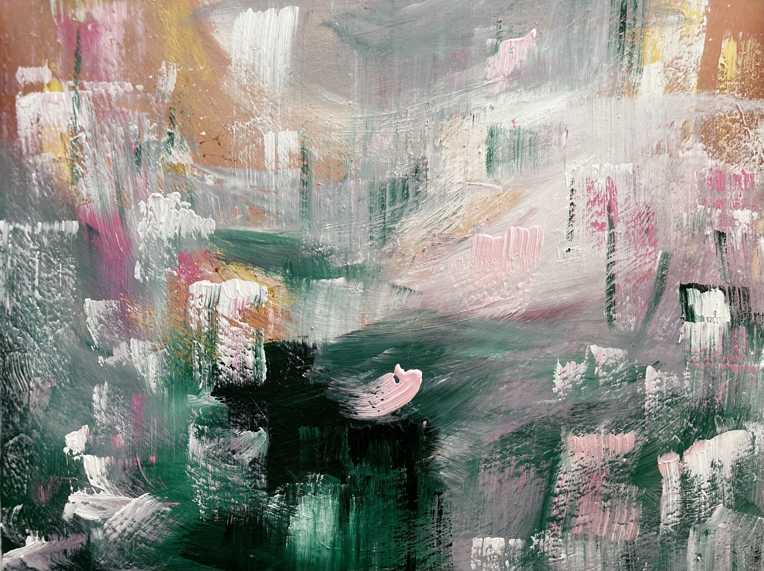 Faded Florals & Forest Hues Alanah Jarvis Abstract Art