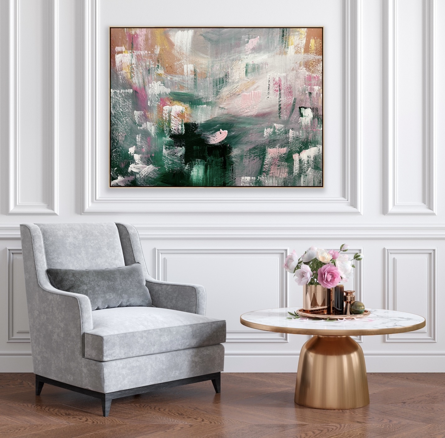 Floral Alanah Jarvis Abstract Art