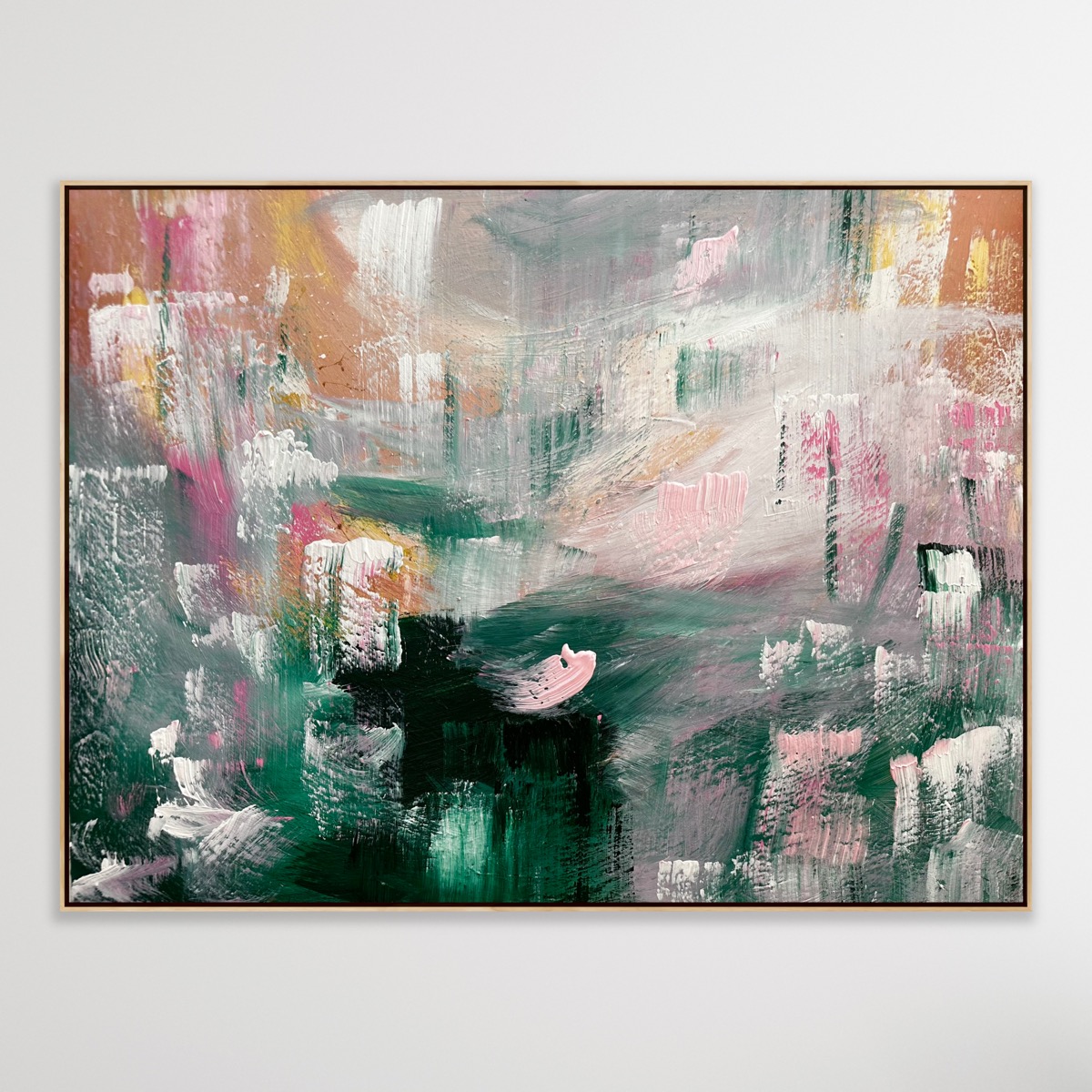 Framed Alanah Jarvis White Wall