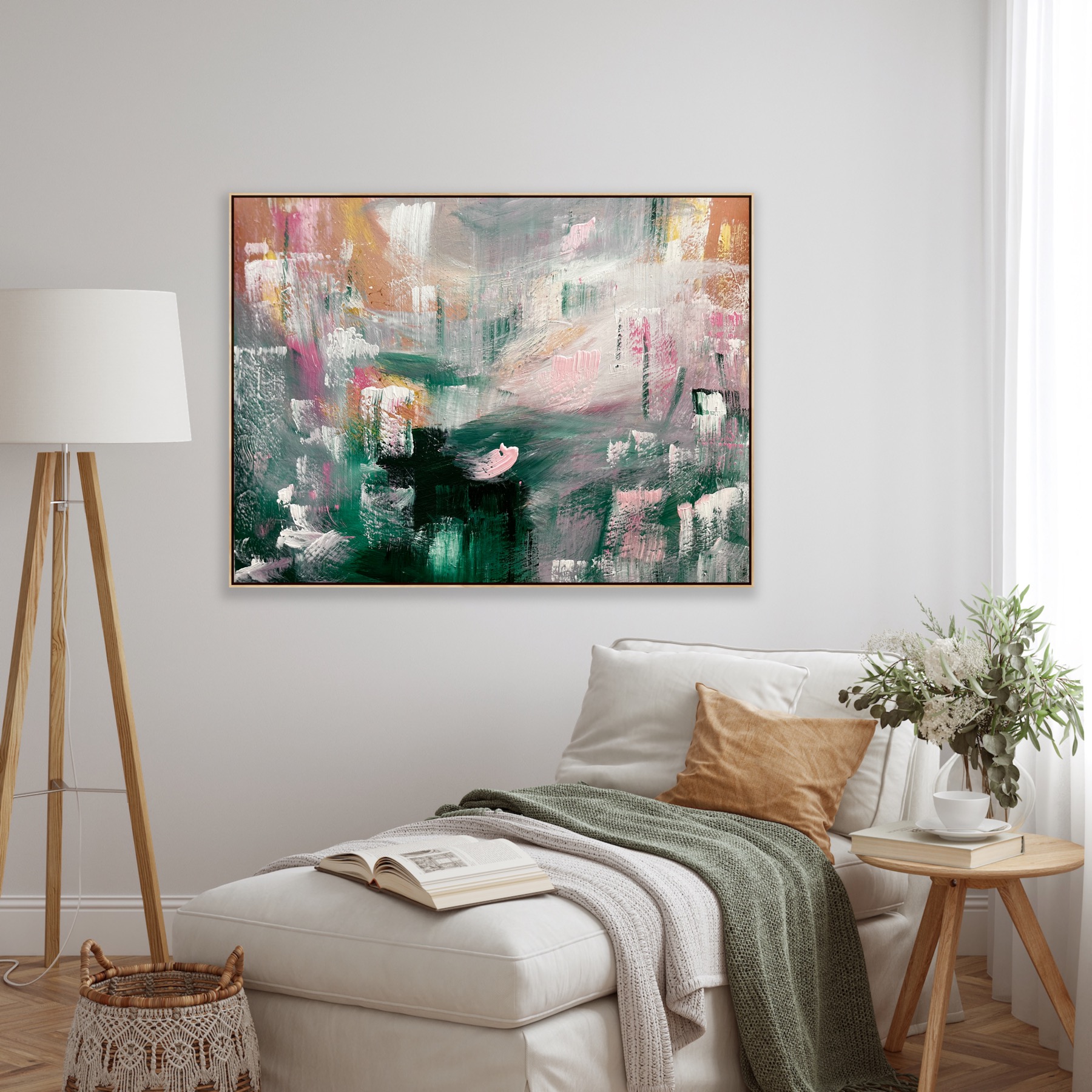 Green Interior Cozy Alanah Jarvis Abstract Art