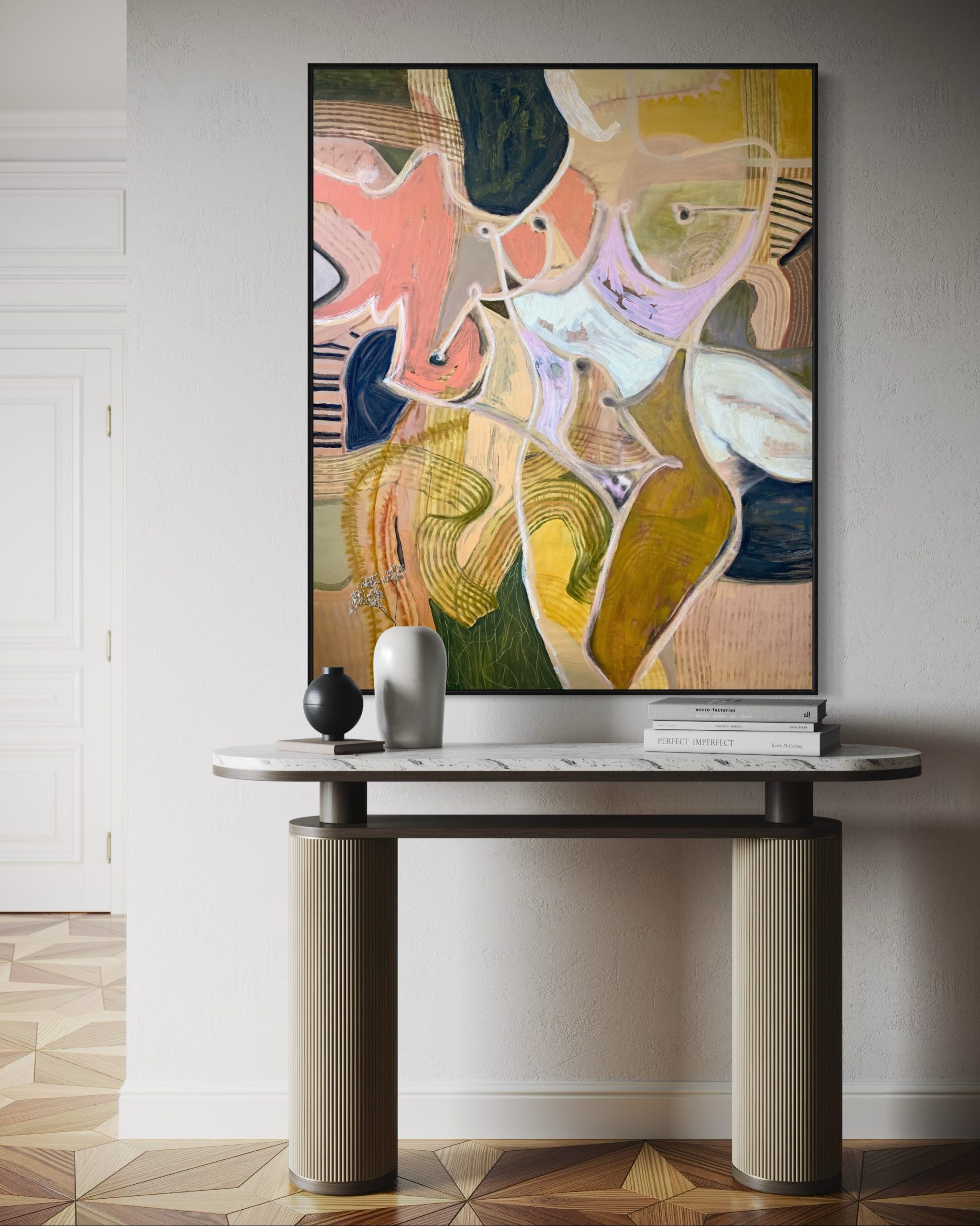 Anya Love Art Black Frame