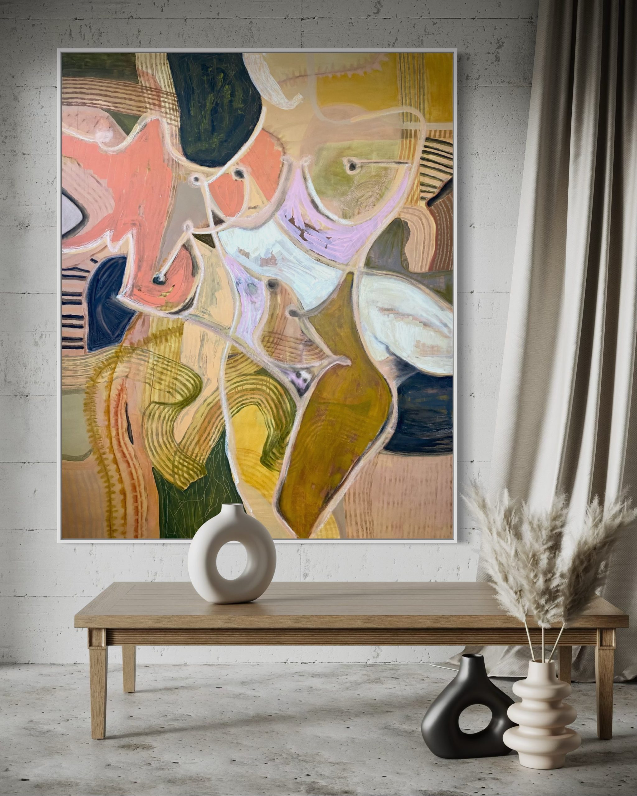 Anya Love Art White Frame