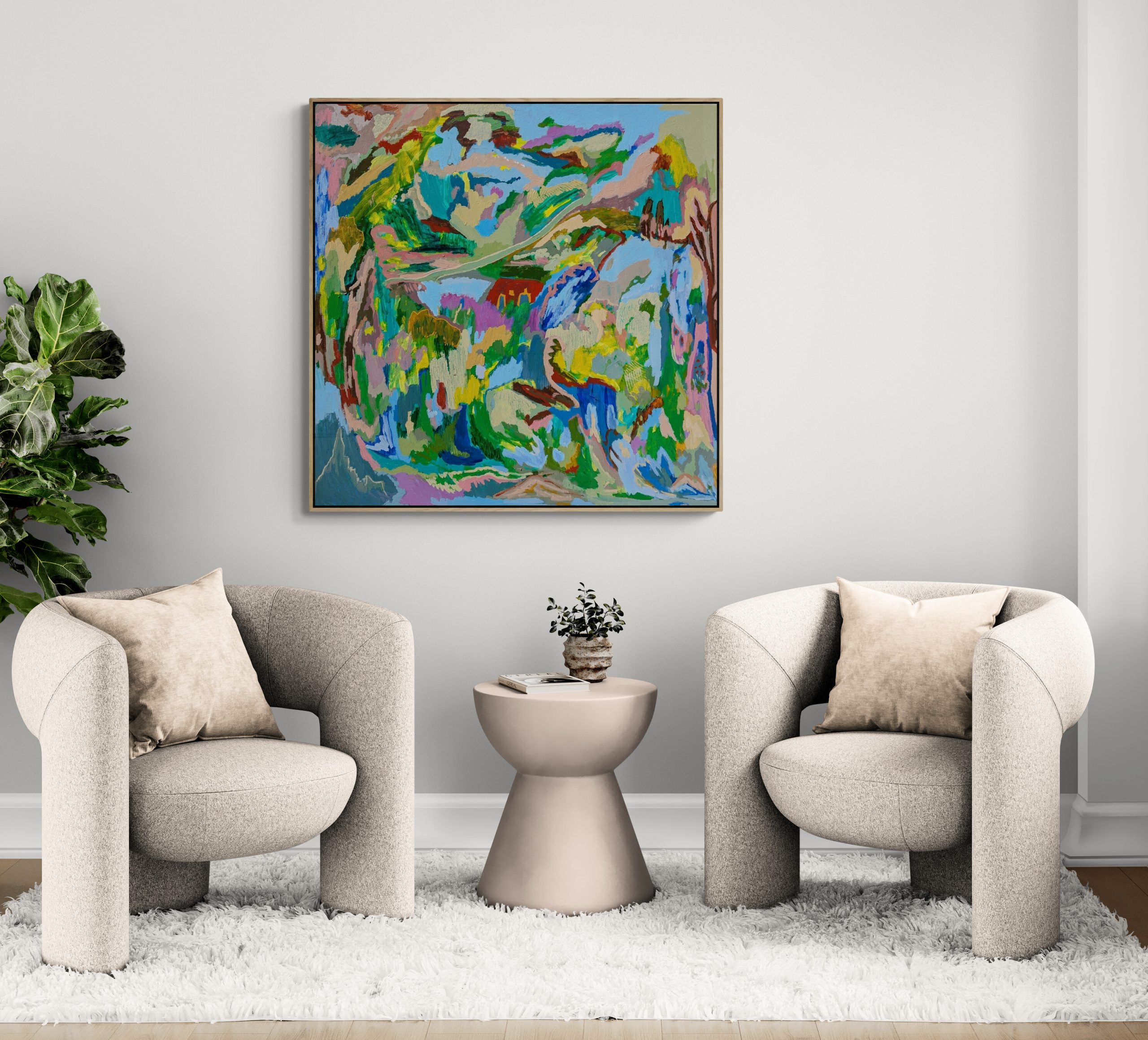 Living Room With Modern Furniture (3)