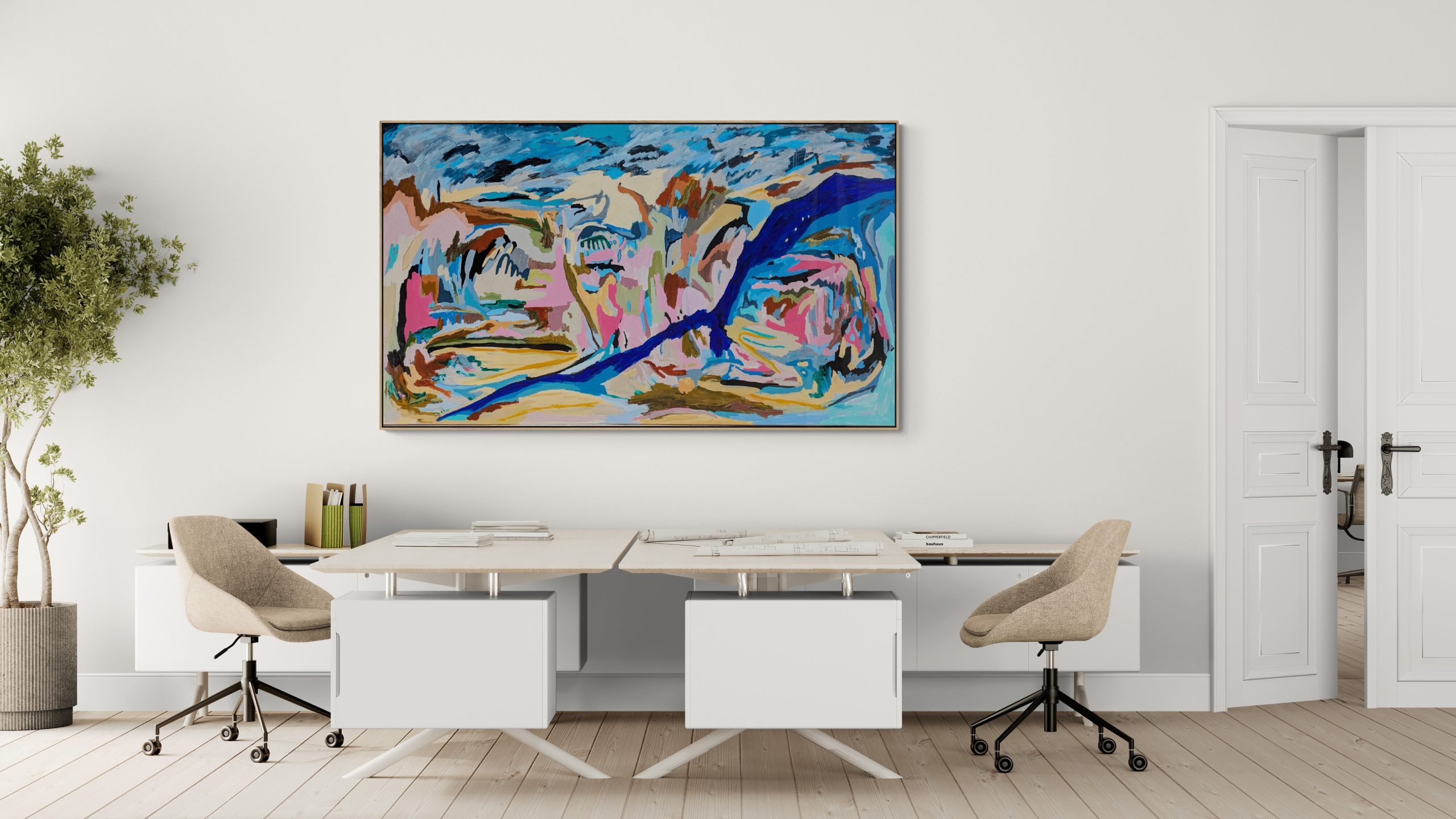 Office Interior With Modern Furniture