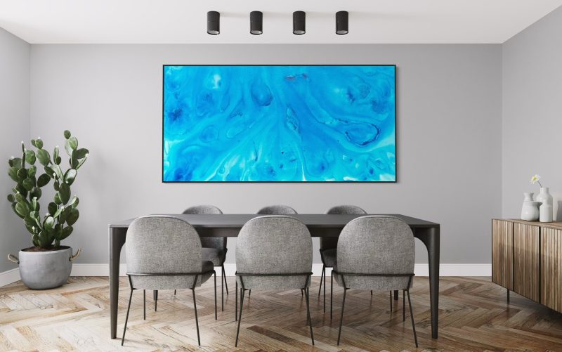 Swimming in paradise