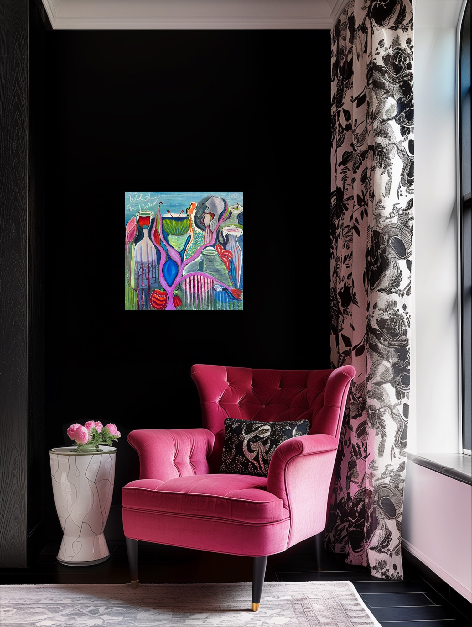 Wild For Now Insitu Black Wall