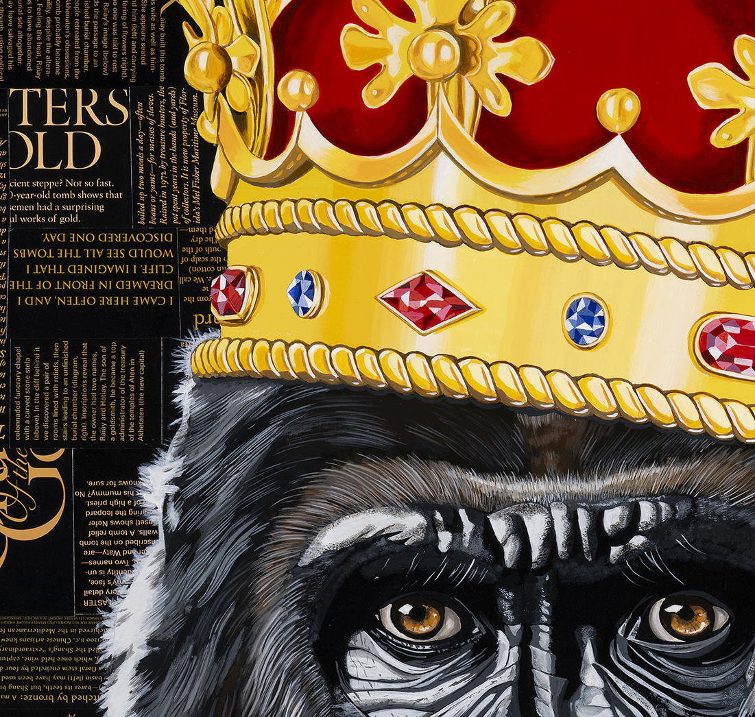 Sue Dowse Gorilla King Detail