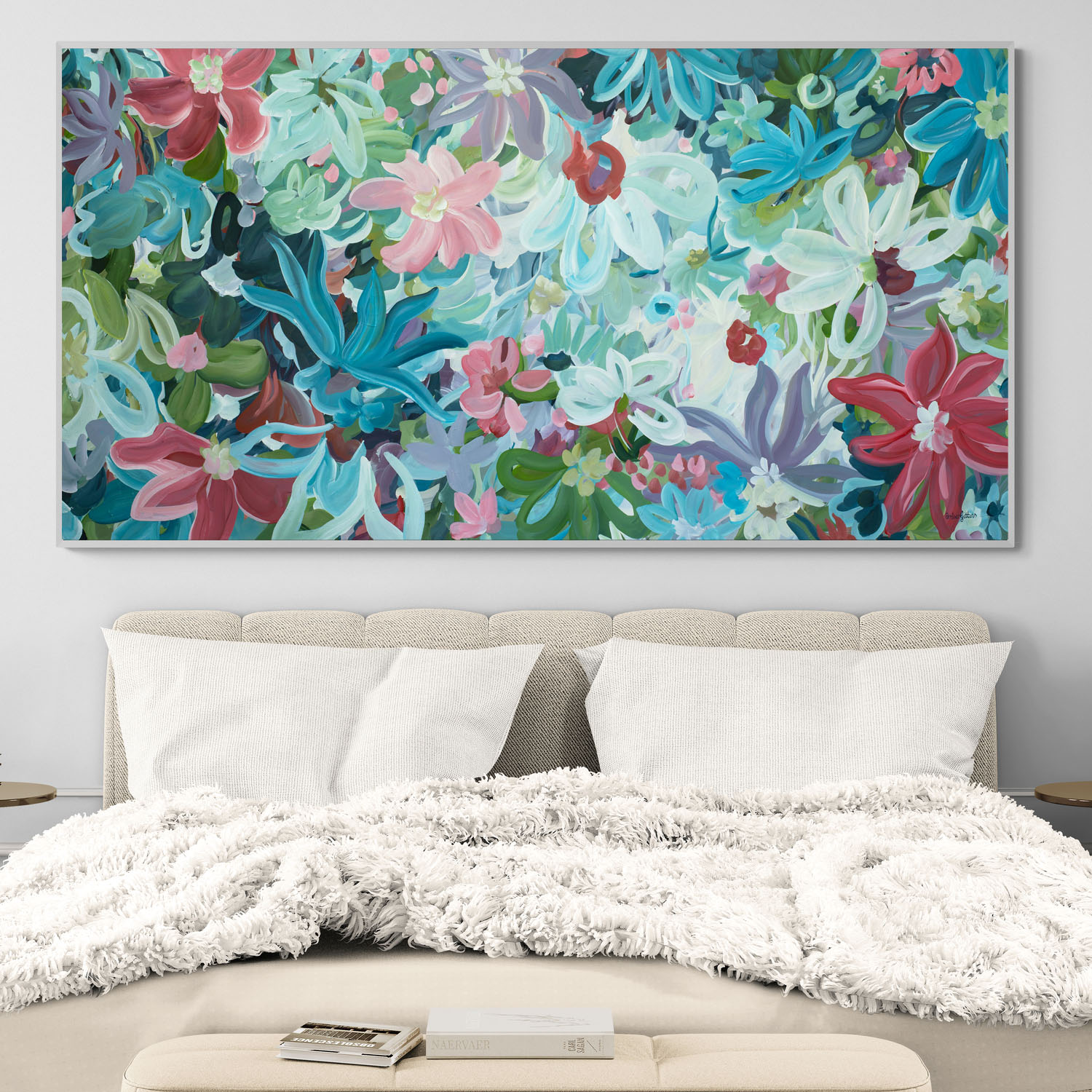 Floral Garden Original Art Room 1