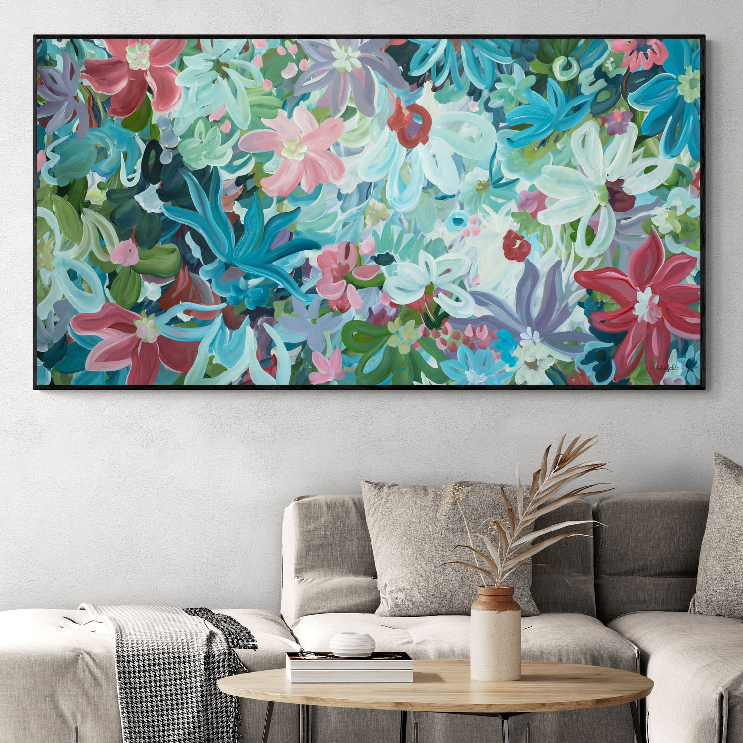 Floral Garden Original Art Room 4