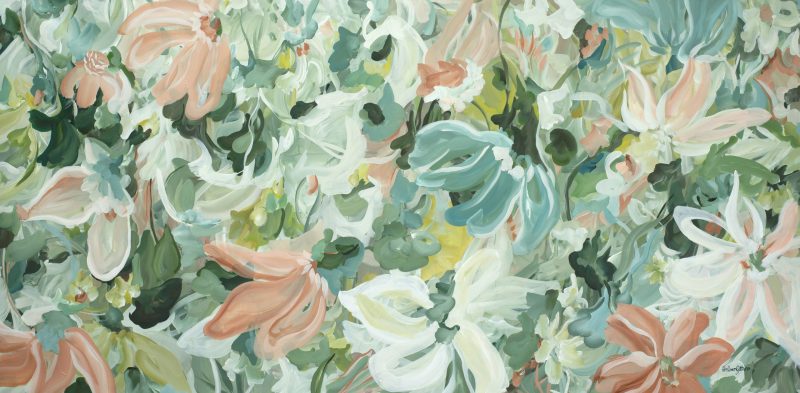 Blushing Flowers – Framed