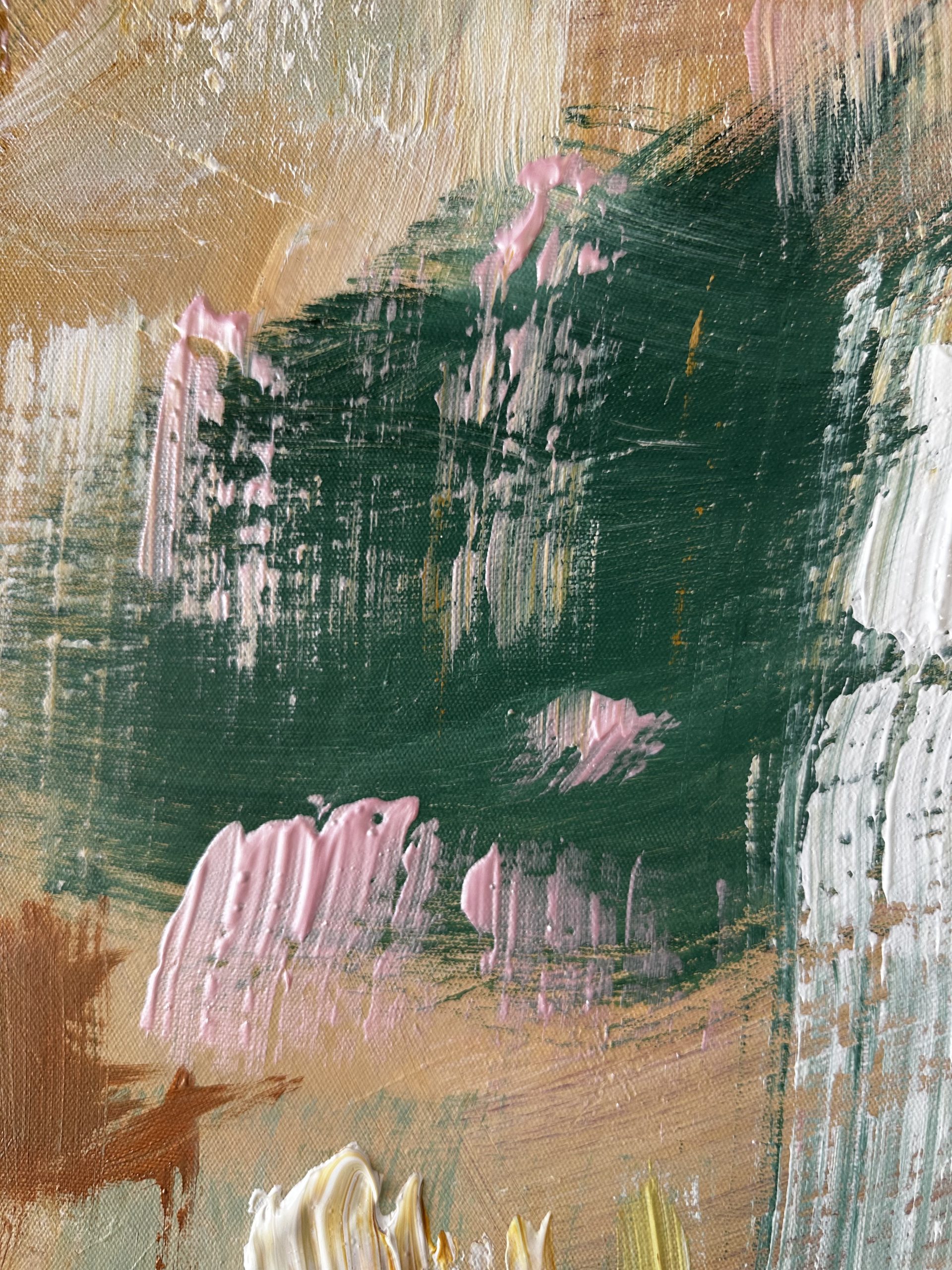 Alanah Jarvis Close Up Pink Green 