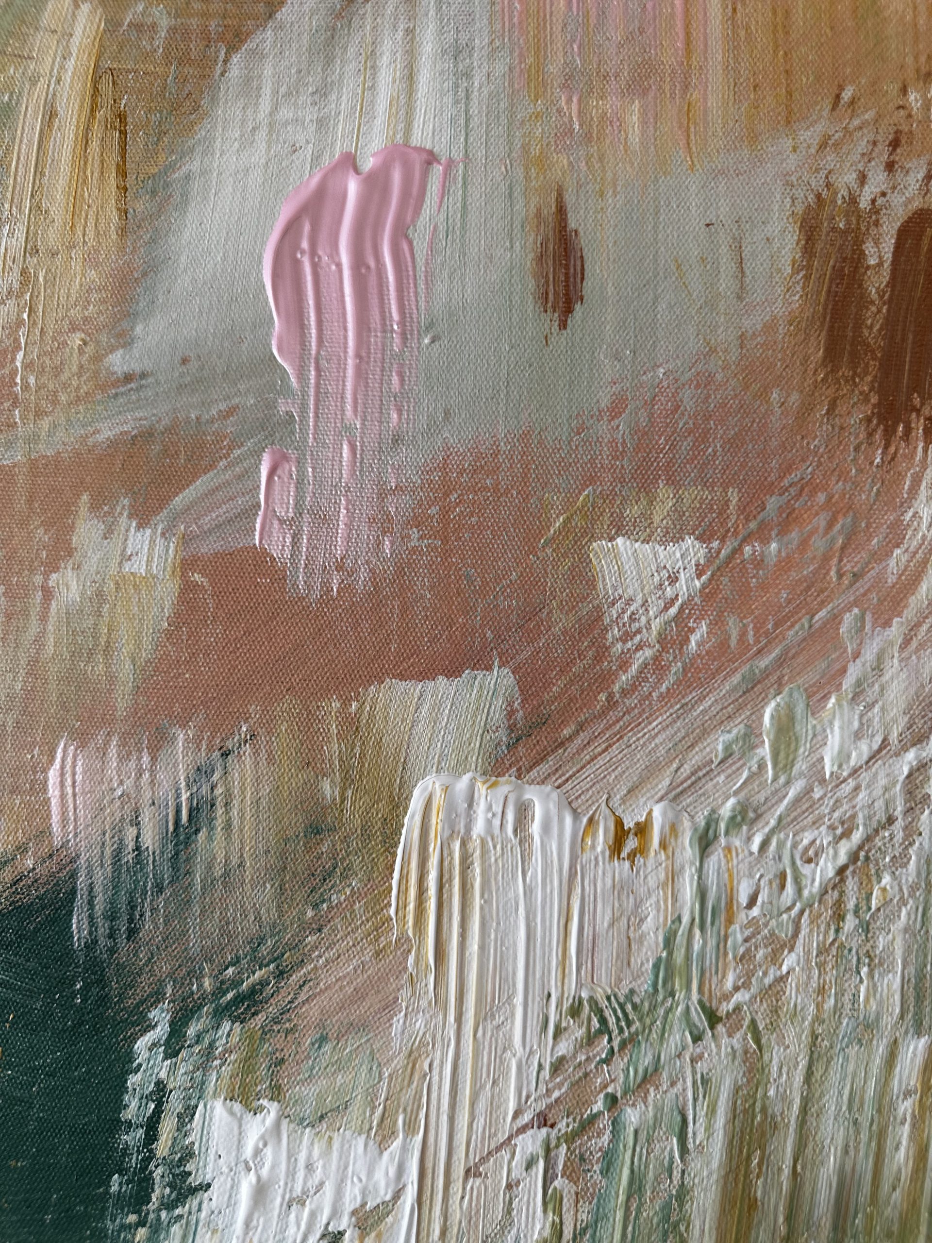 Close Up Pink Texture Alanah Jarvis Abstraact Art