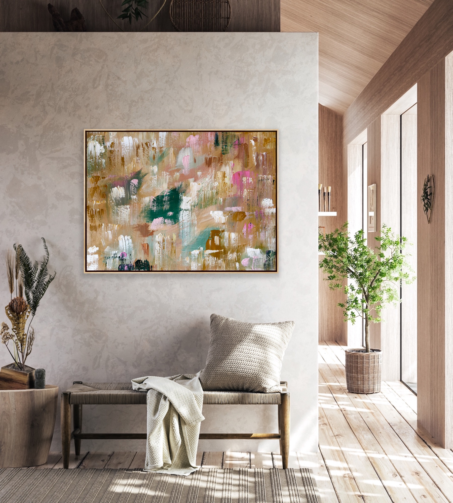 Neutral Interior Alanah Jarvis Abstract Art