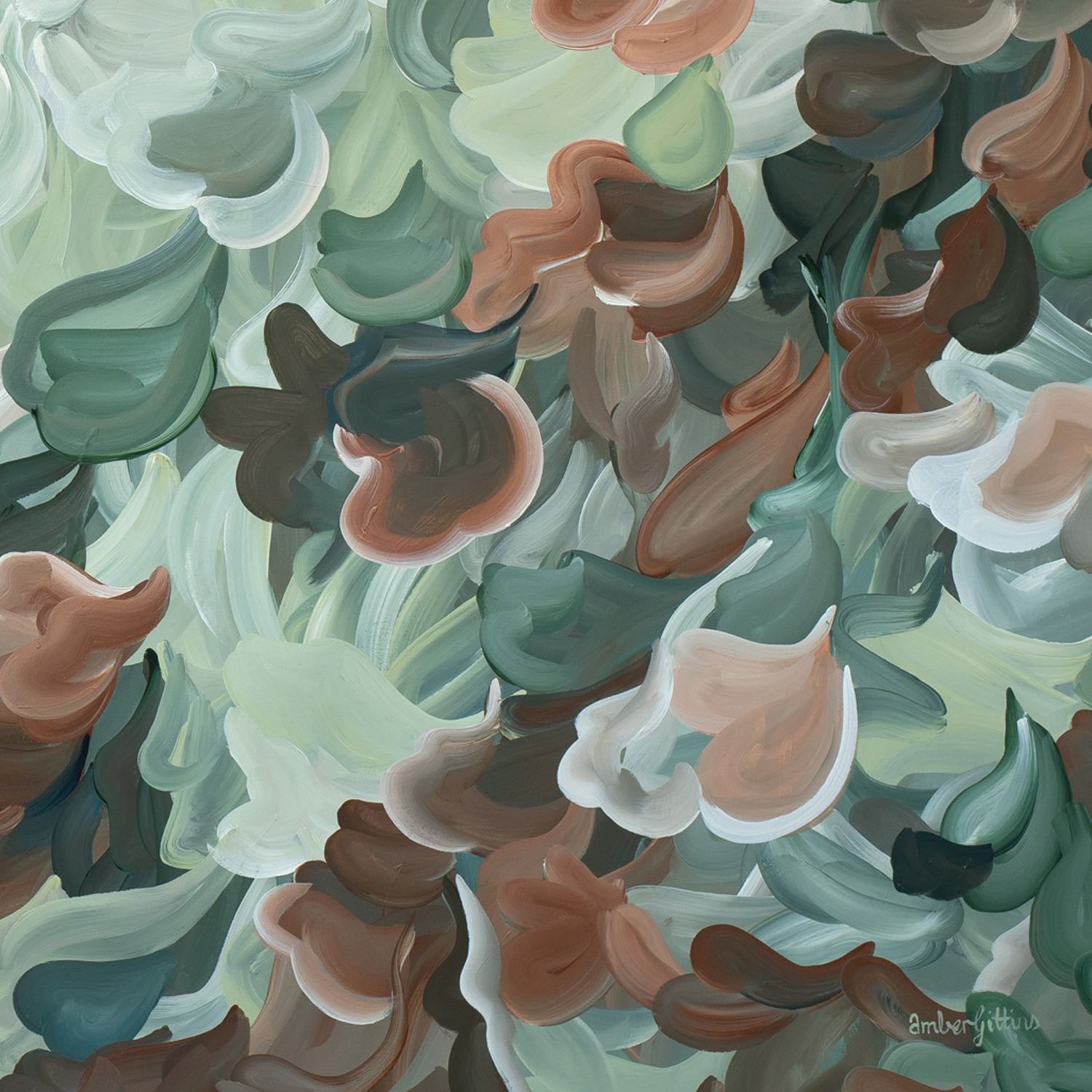 Natures Zen Original Art Artist Amber Gittins Signature