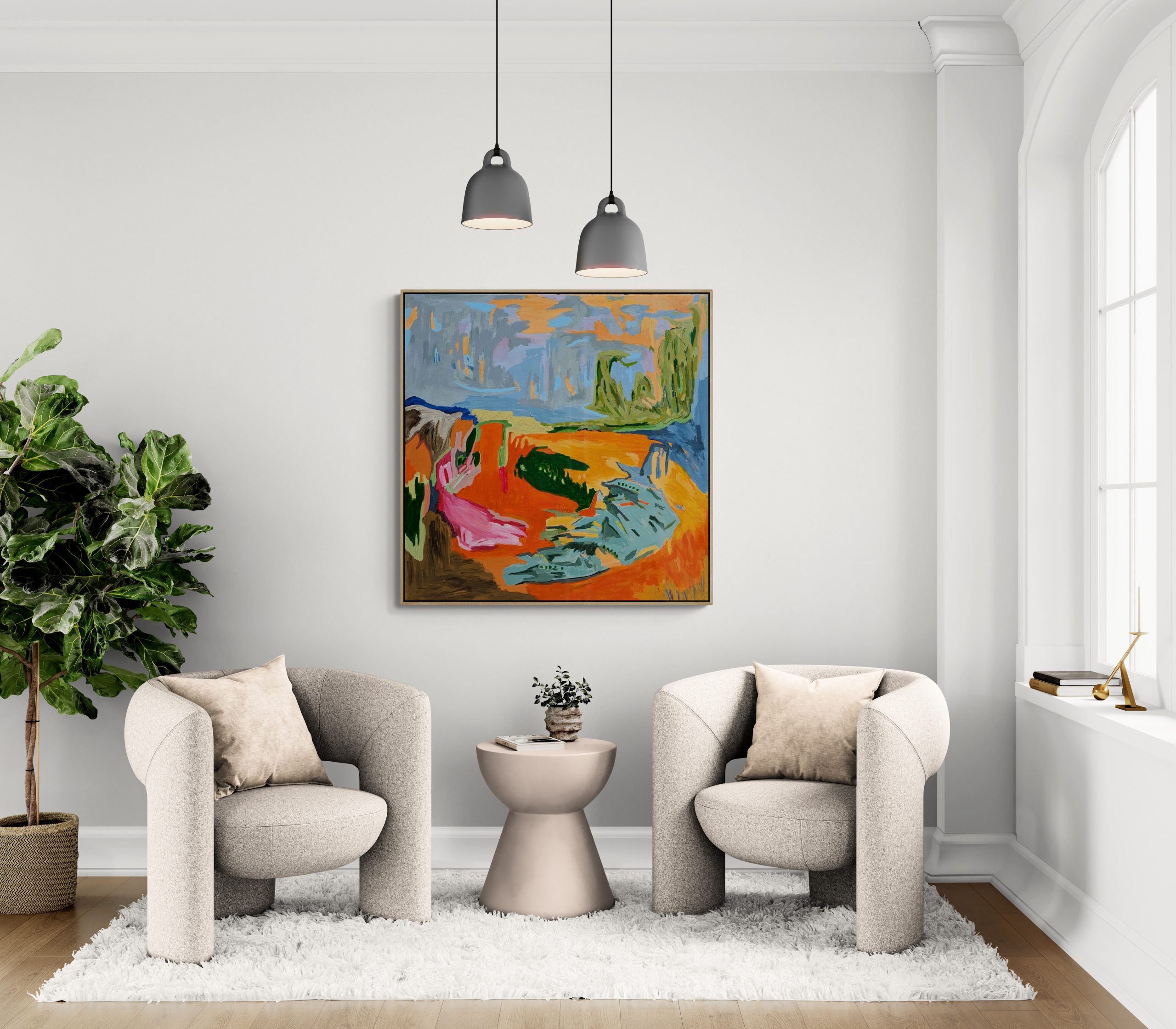 Living Room With Modern Furniture (4)