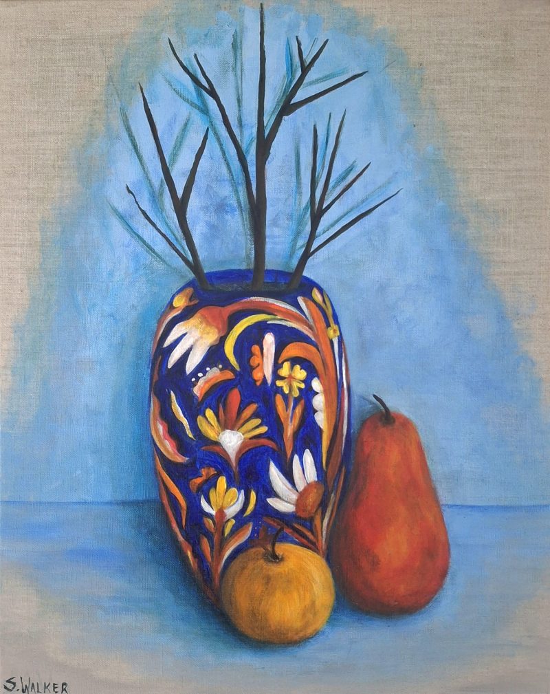 Moroccan Vase Pear and Apple