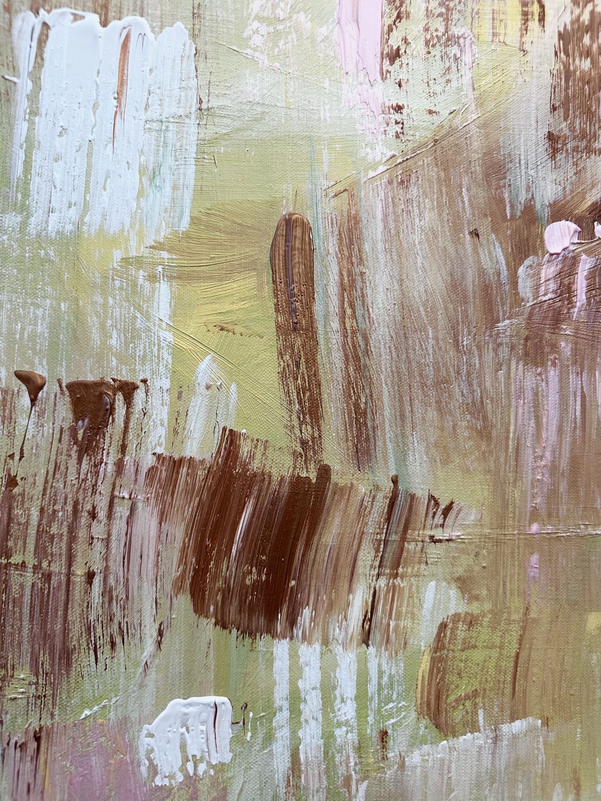 Close Up Brushstrokes Alanah Jarvis Art