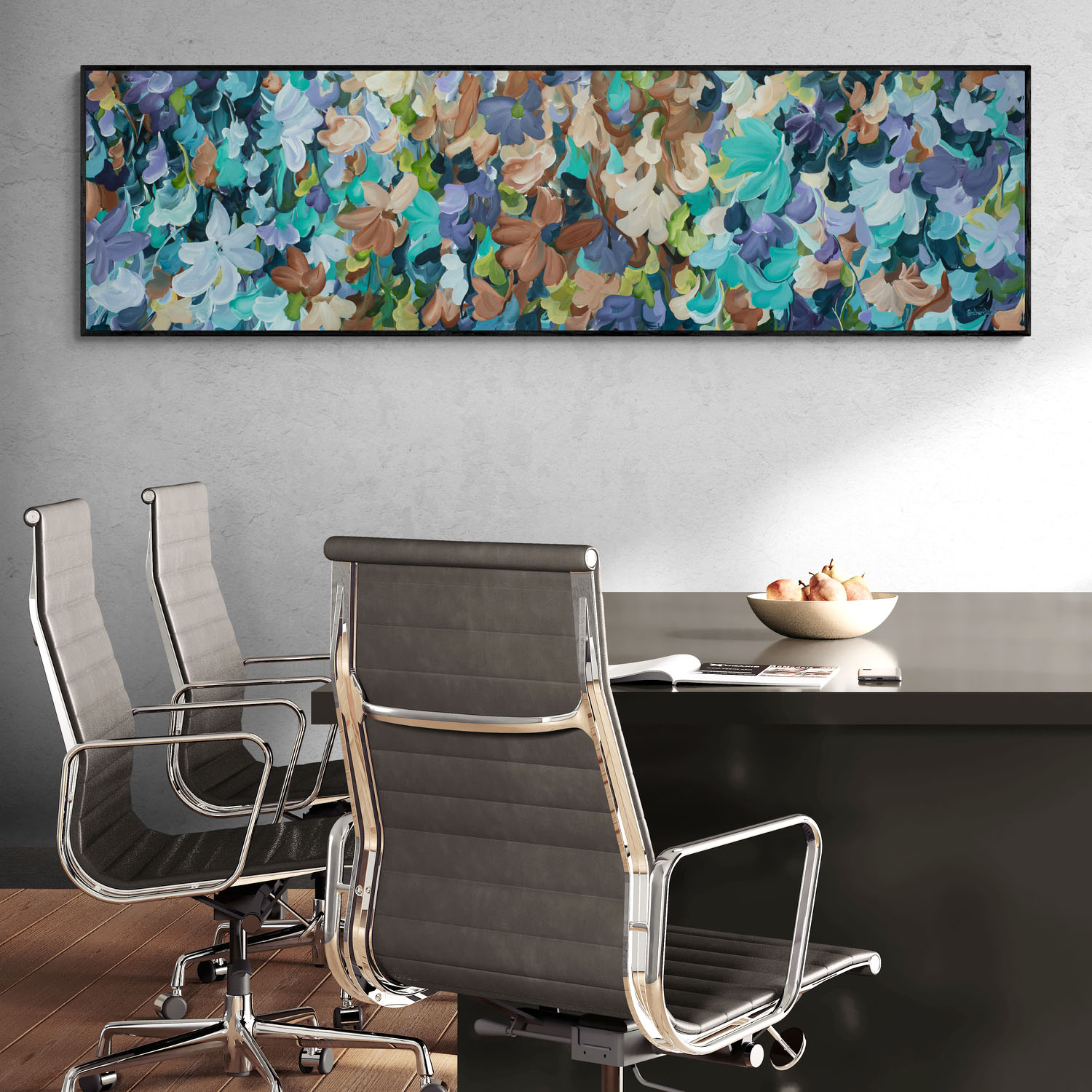 Floral Whispers Original Art Room 2