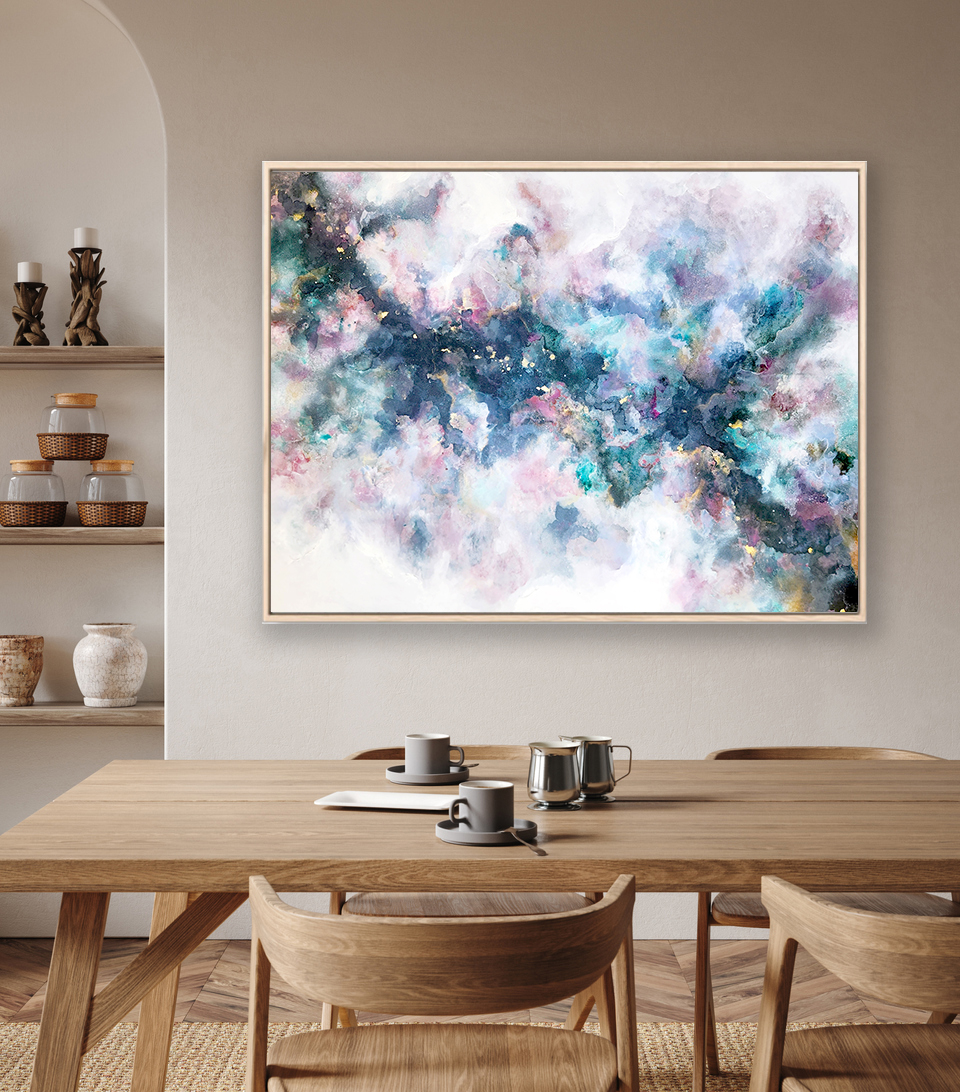 Home Mockup, Nomadic Boho Interior Background With Rustic Decor