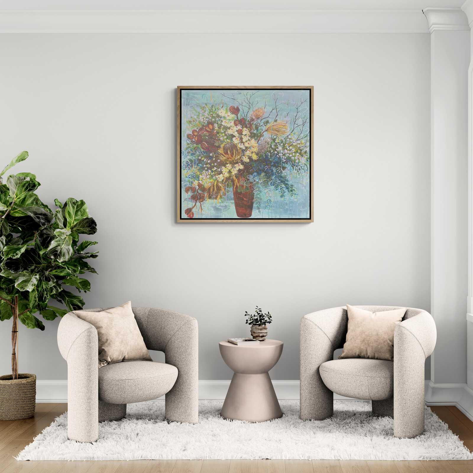 Belinda Nadwie Art Australian Artist Arrangement With Orchids P1