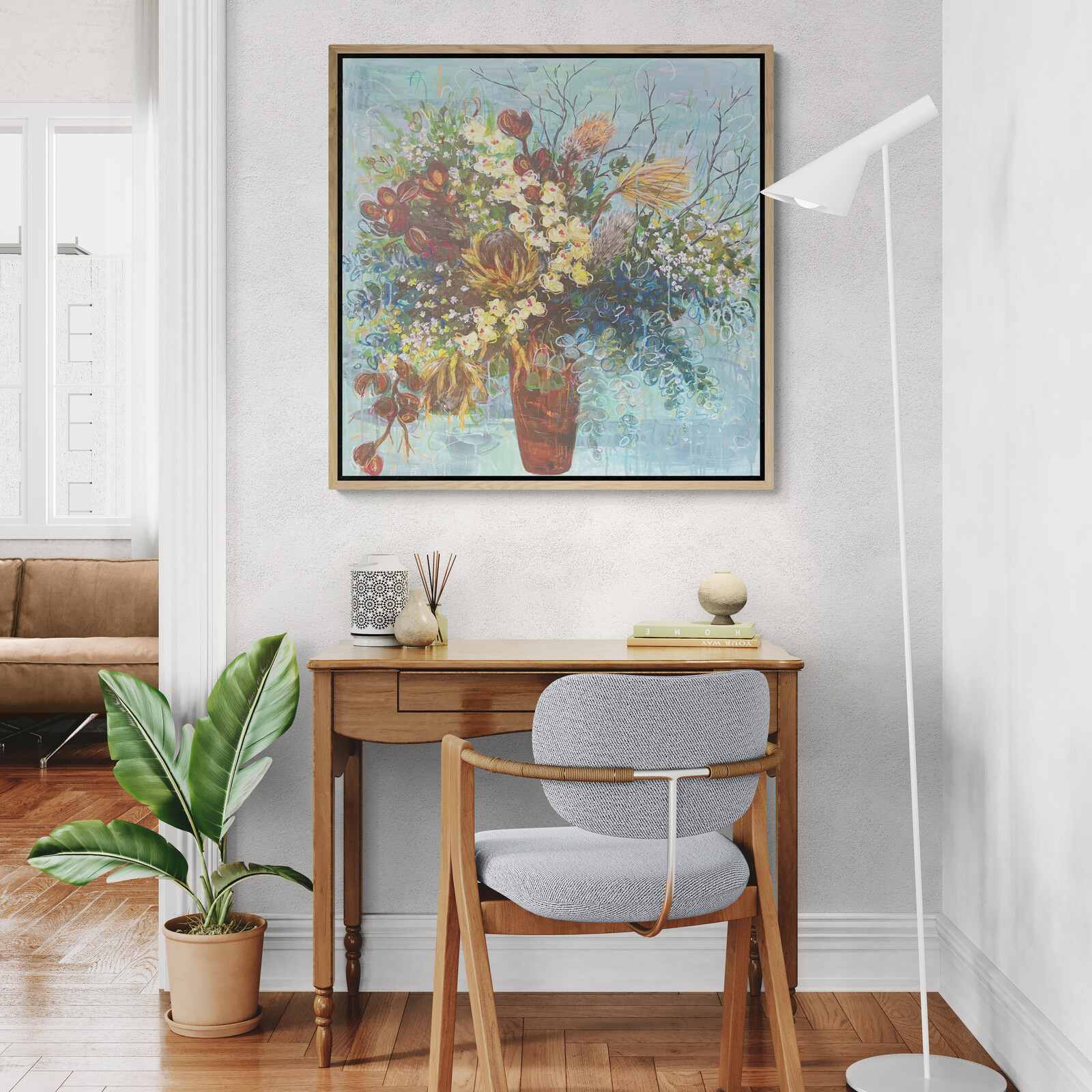 Belinda Nadwie Art Australian Artist Arrangement With Orchids P3