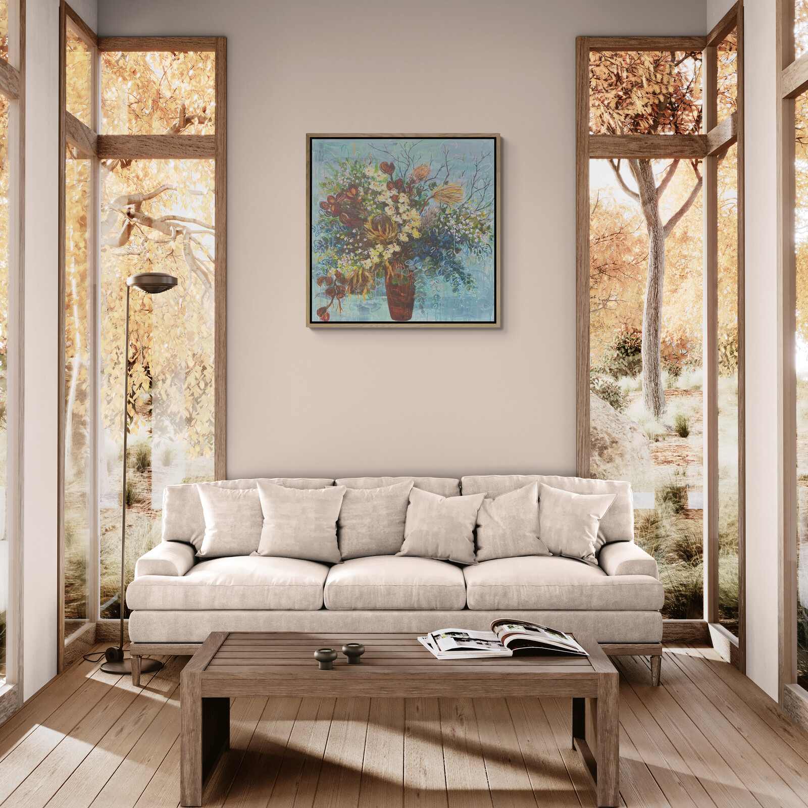 Belinda Nadwie Art Australian Artist Arrangement With Orchids P4