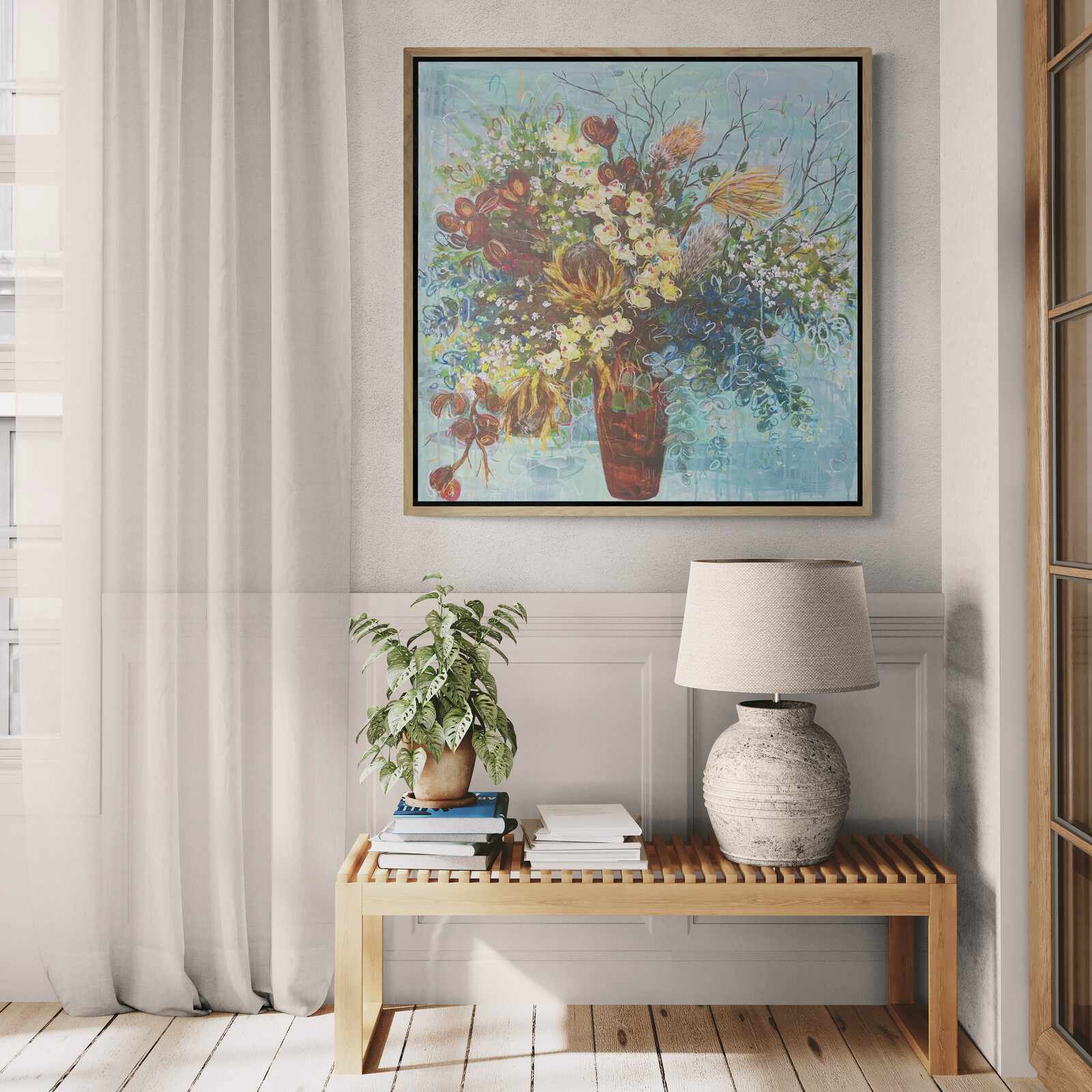 Belinda Nadwie Art Australian Artist Arrangement With Orchids P5