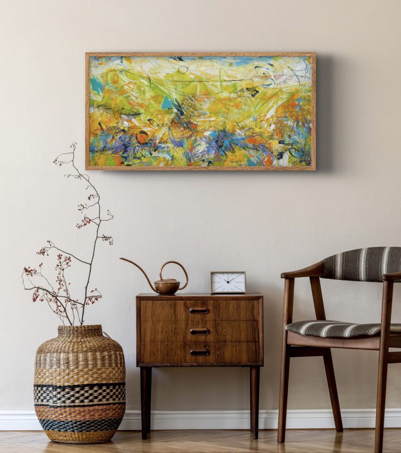 Passing the Golden Canola Fields