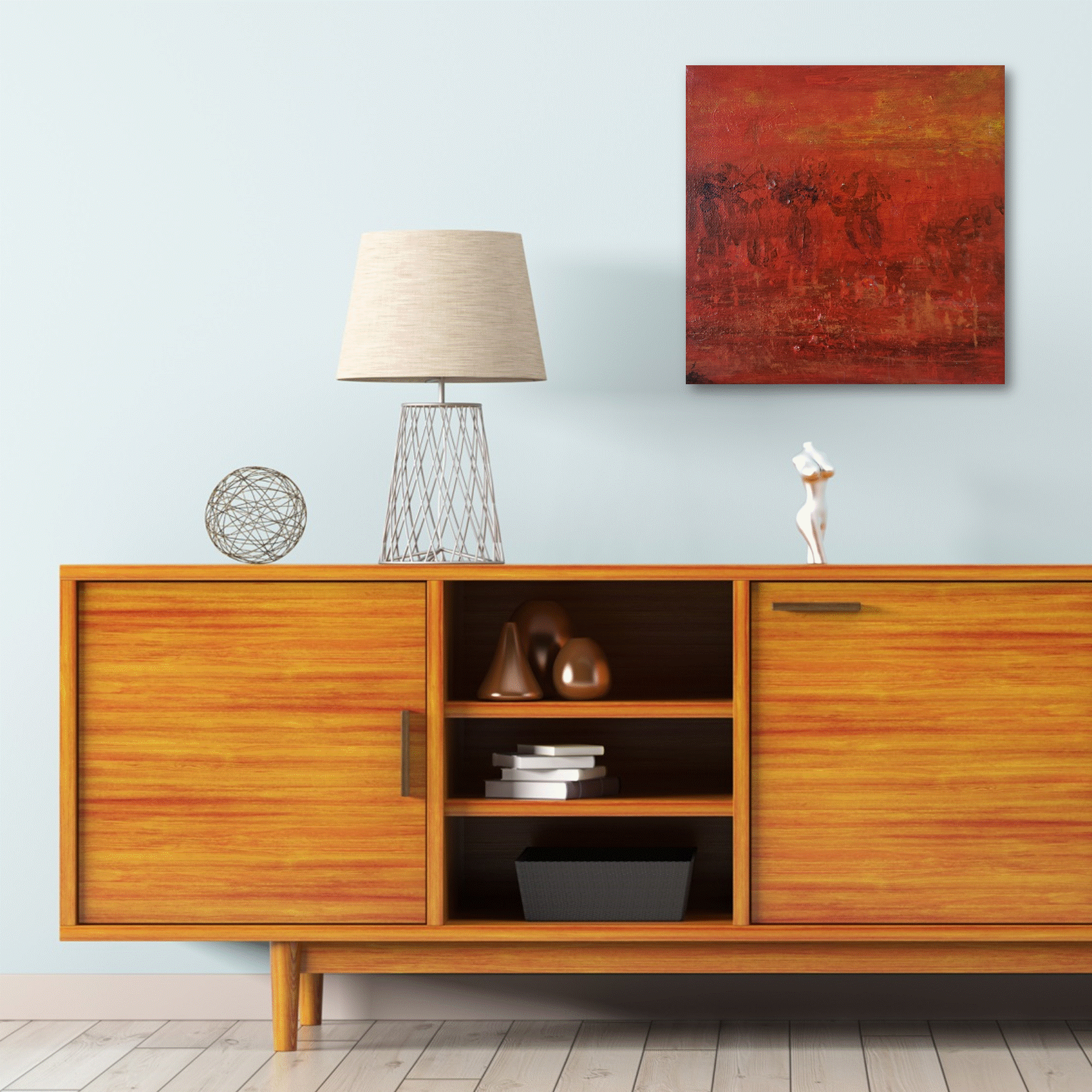 Boab Summer Above Wood Side Table