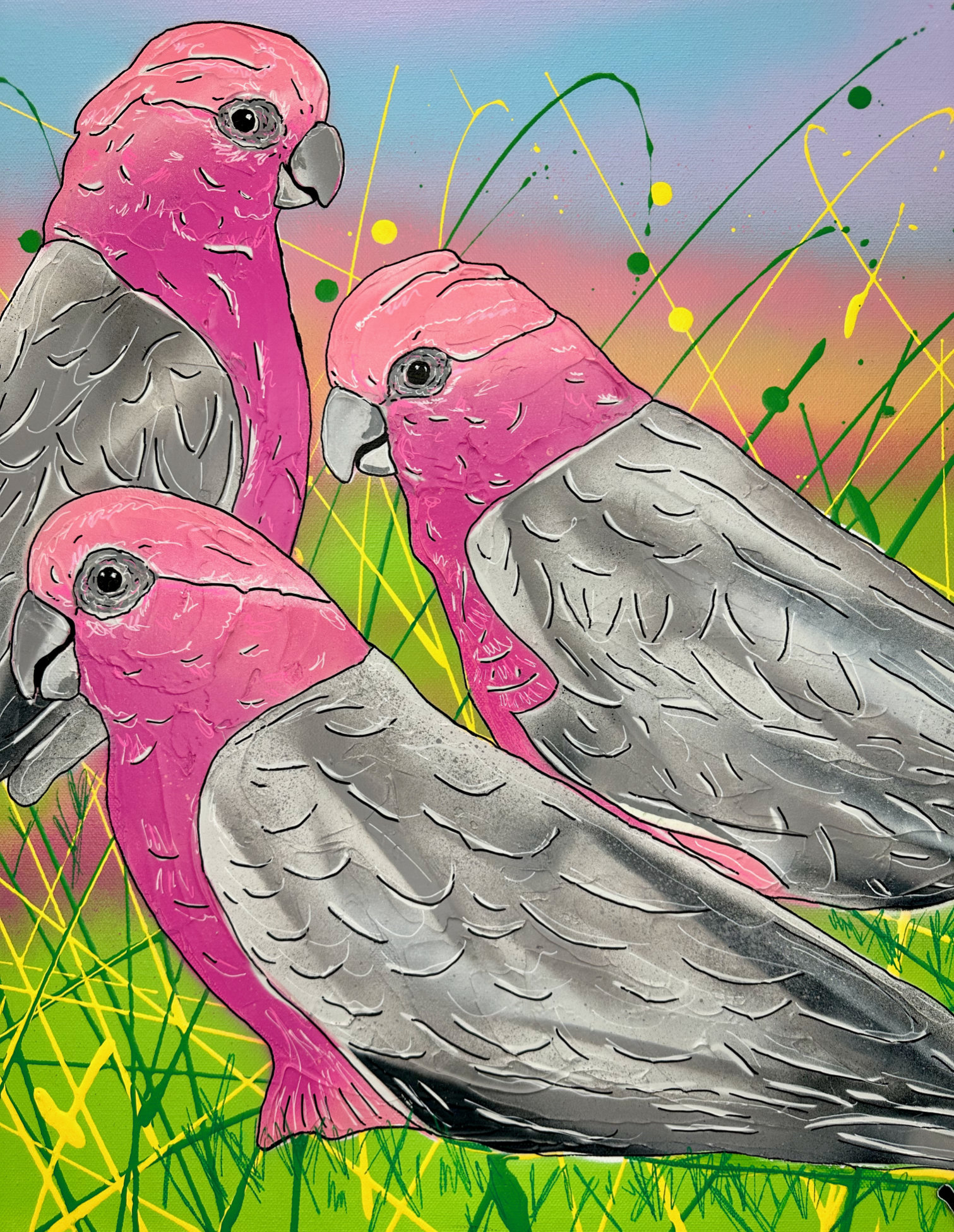 Galah Sunset Deborah Lang Urban Pop Art 4