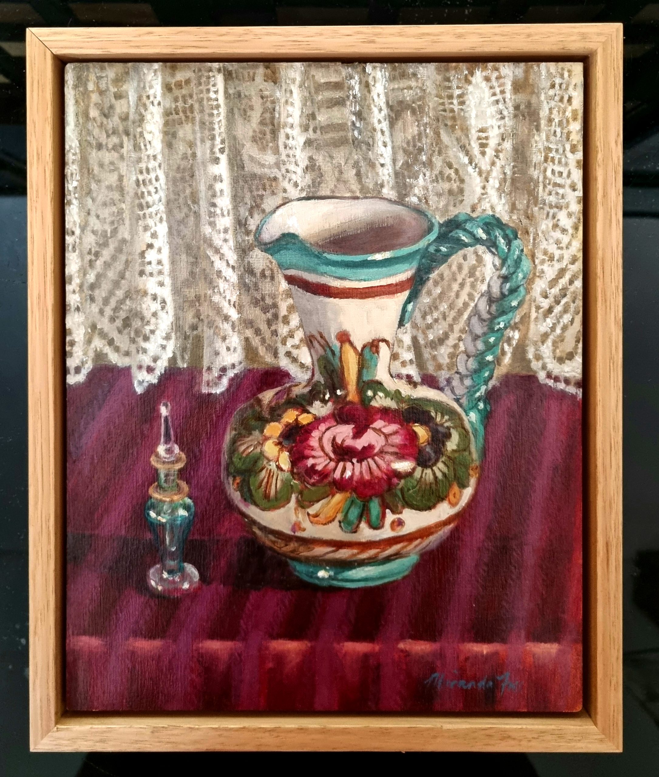 Floral Jug Framed