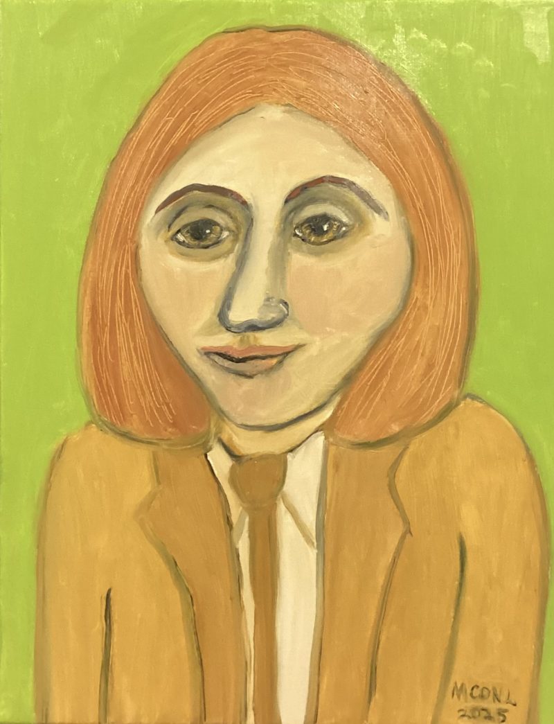 Beware of the girl with the auburn hair.