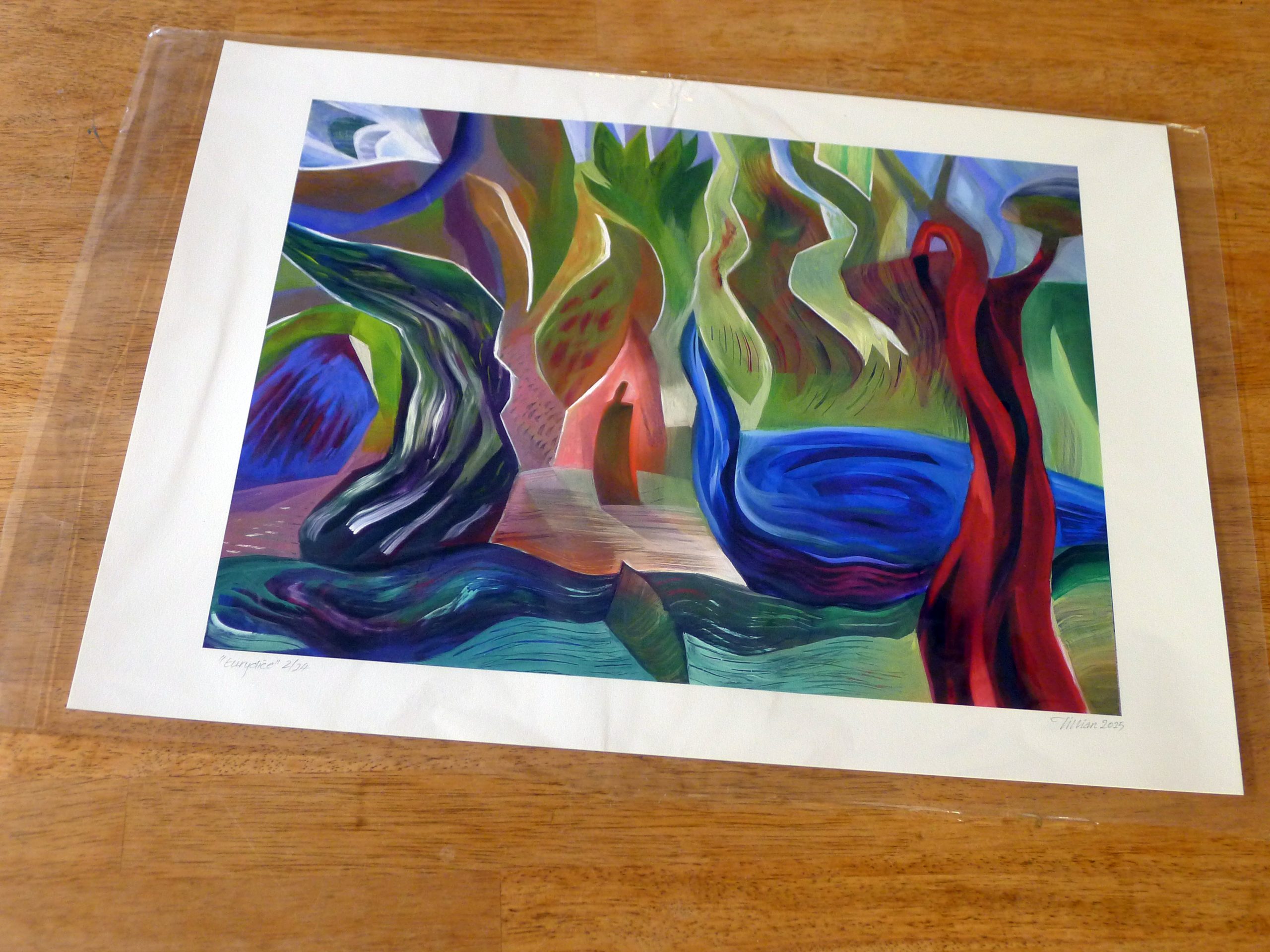 'eurydice' Print Wrapped