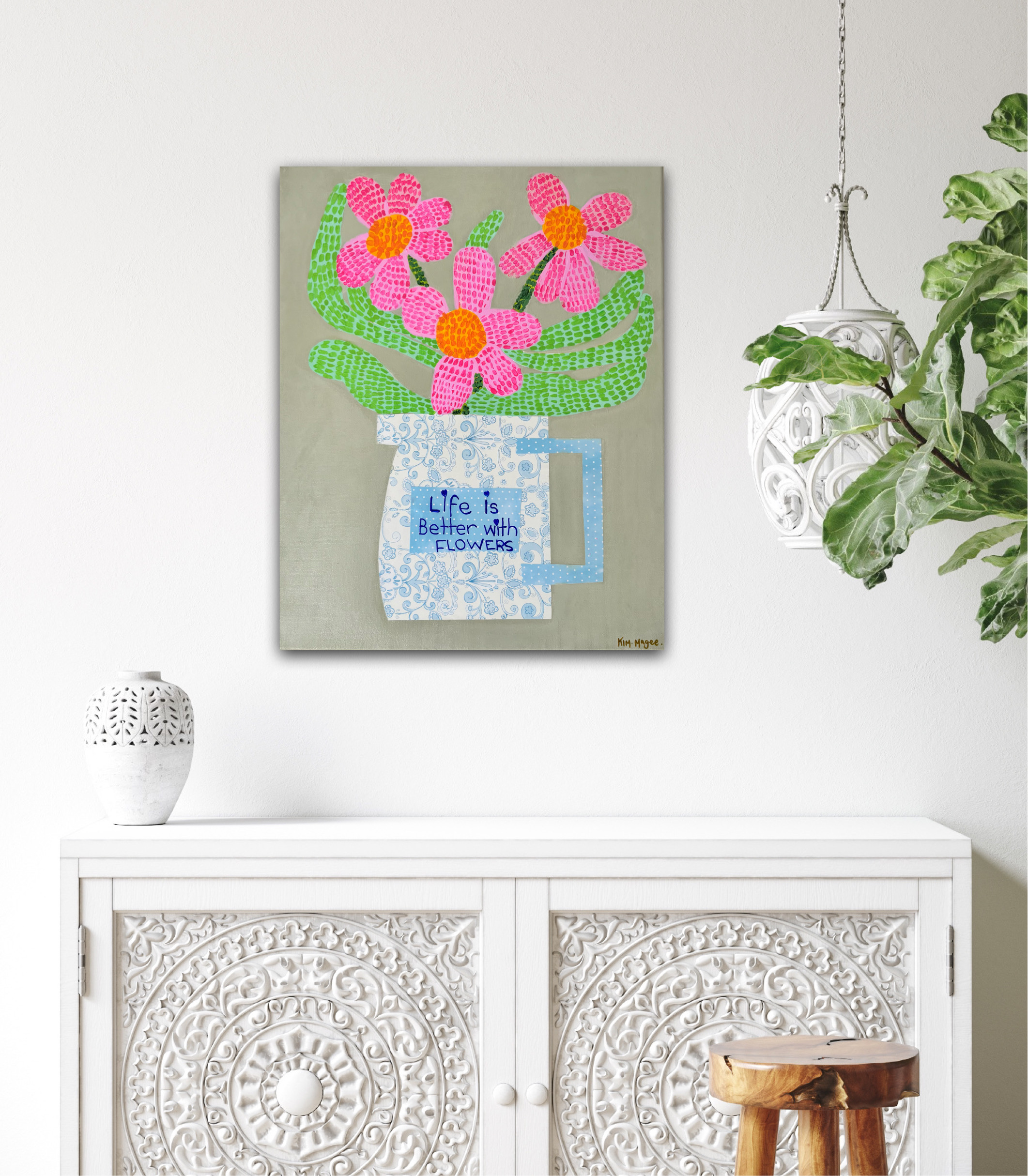 Kim Magee Art Life Is Better With Flowers 8