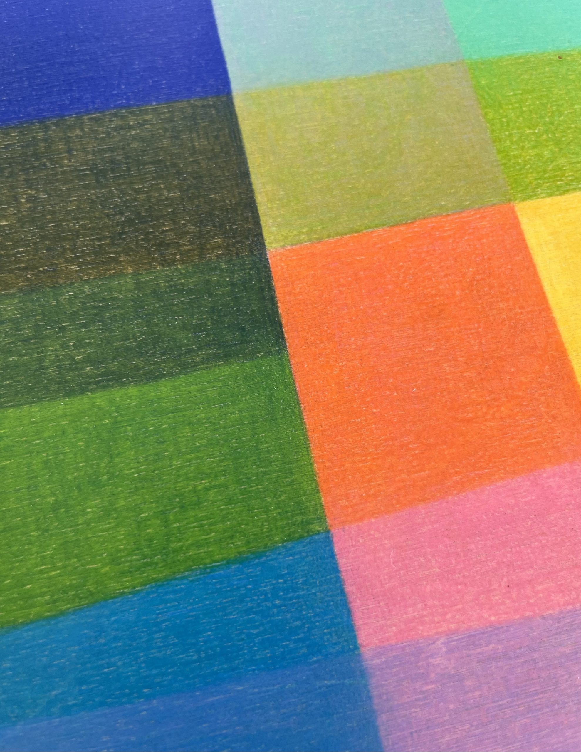 Charlotte De Pace Detail Mini Colourfield I Abstract Art Lovers Australia