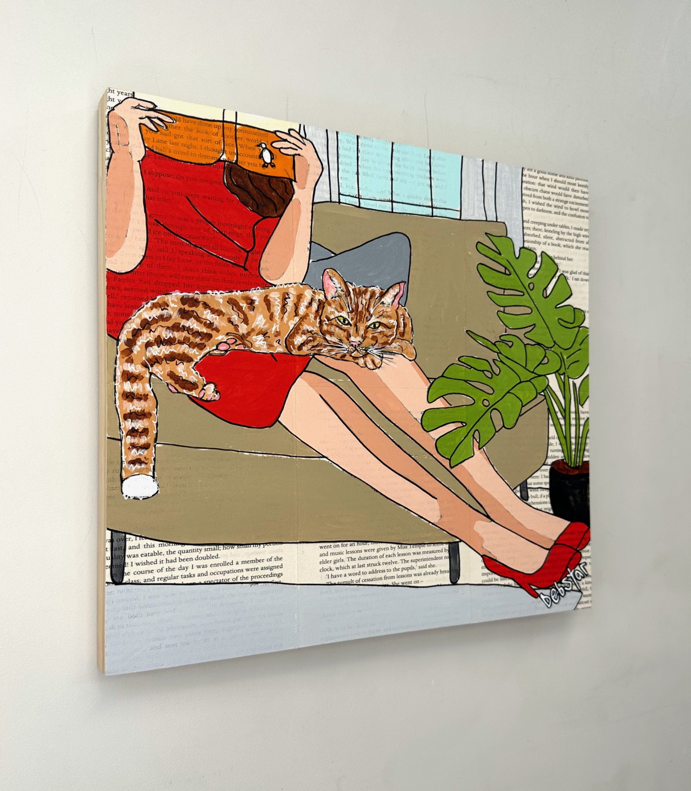 Cat Capers Lounging 2 Deborah Lang Debstar 3