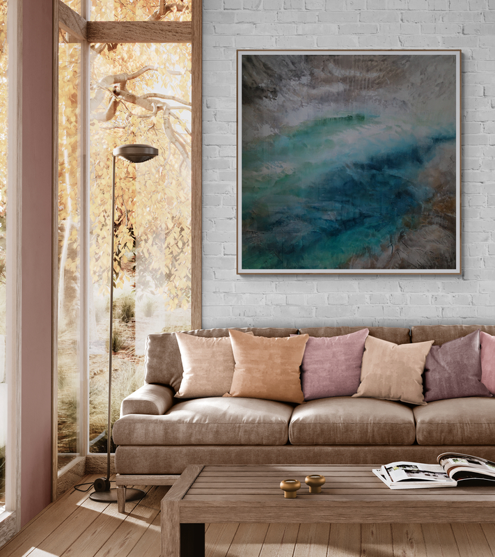 Canvy Whispering Tide Living Room With Large Vertical Windows