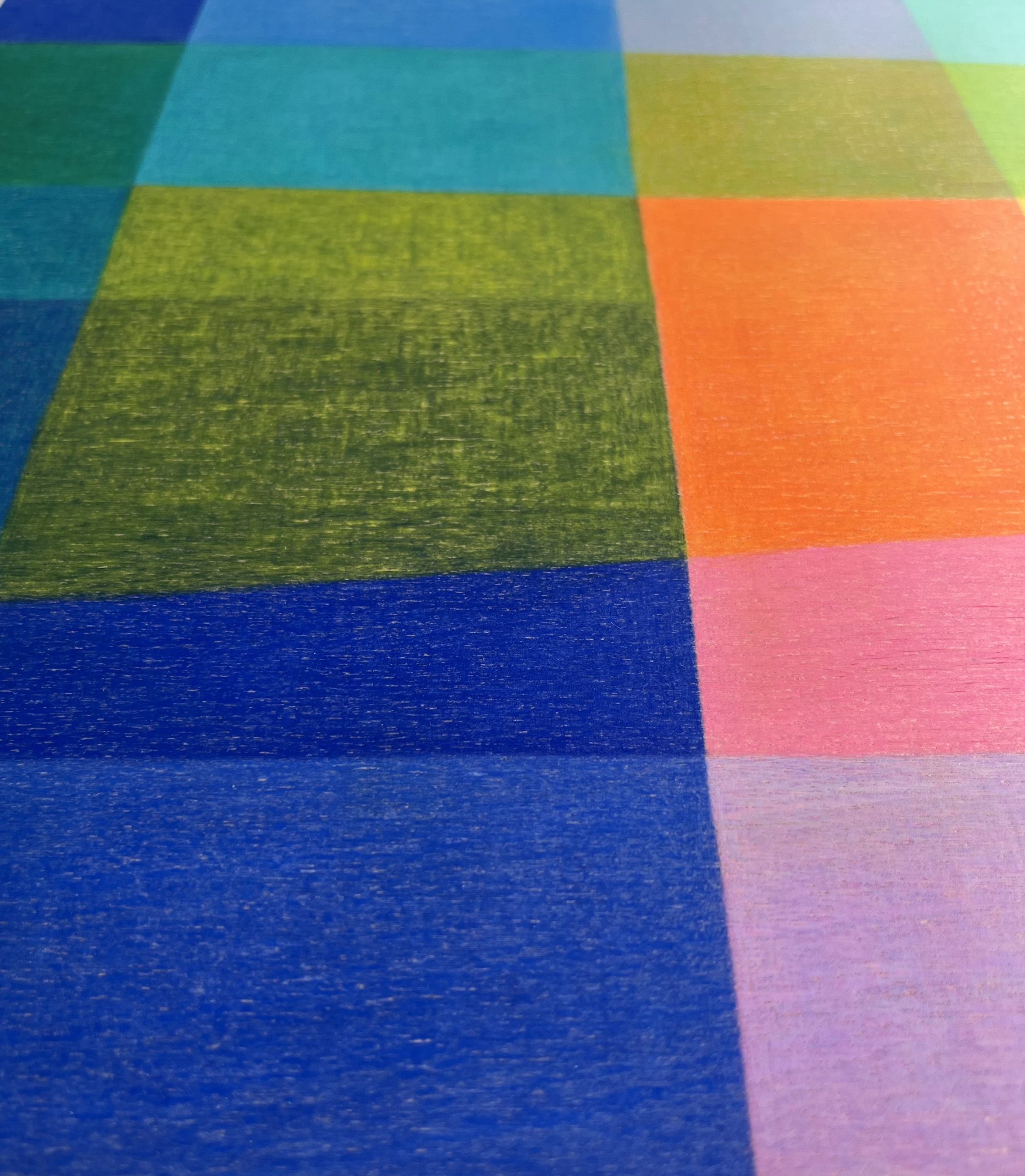 Charlotte De Pace Detail 1 Colourfield I Art Lovers Australia