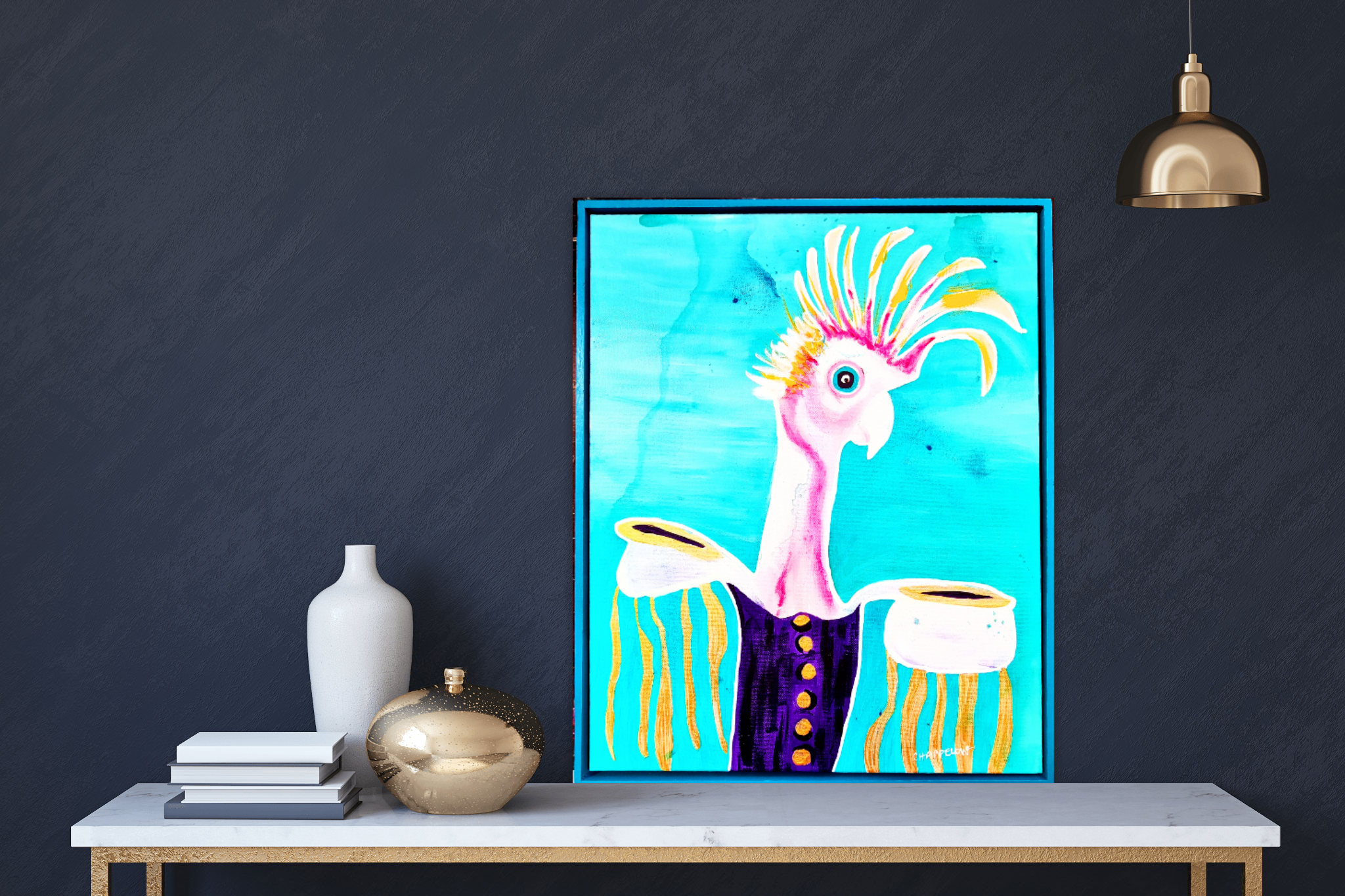 Shoulderpads Make Cocky Cocky Wall