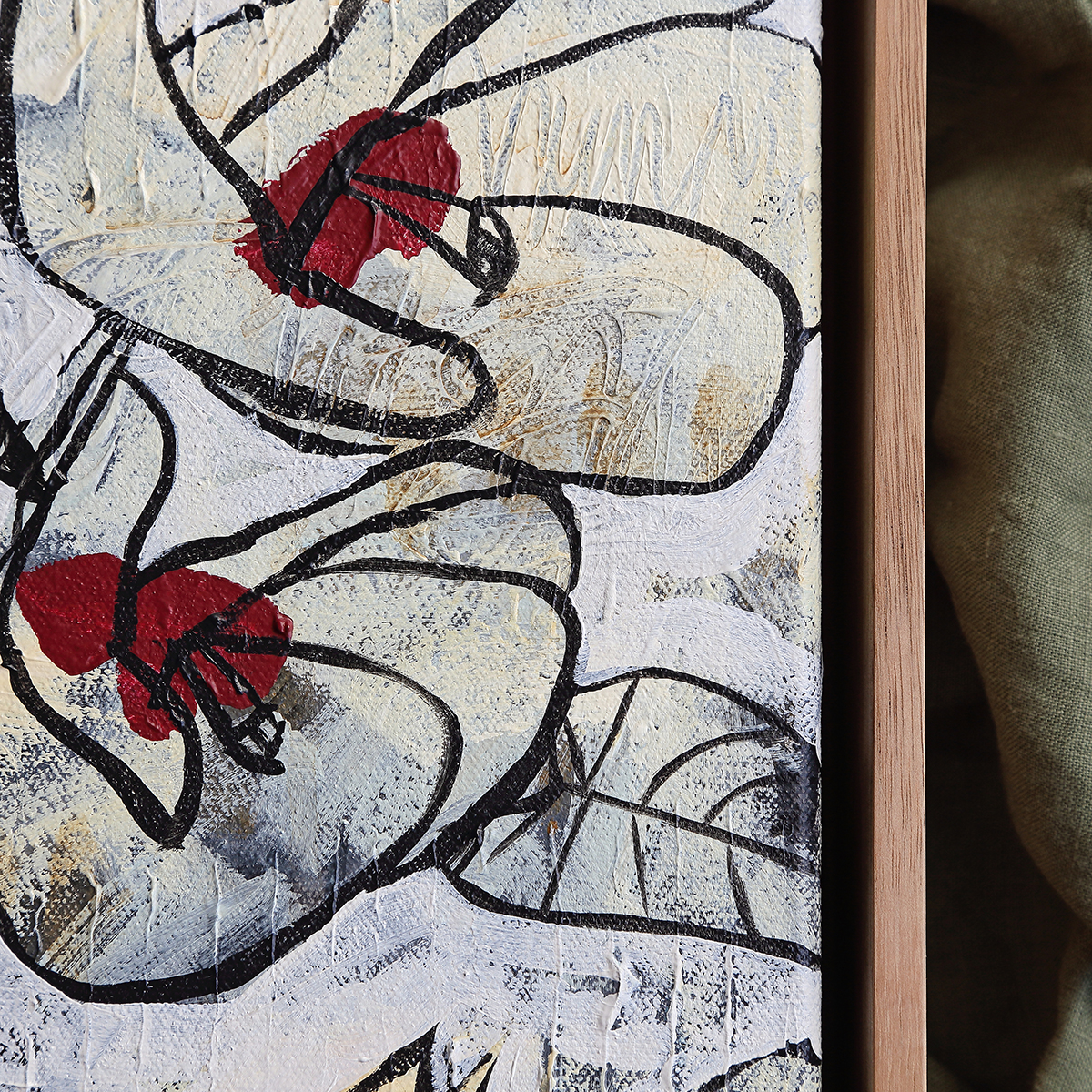 Lr 030 Coastal Hibiscus Still I Smith & Brooks Paintings Of Hibsicus Moody Art For My Home Art From Brisbane