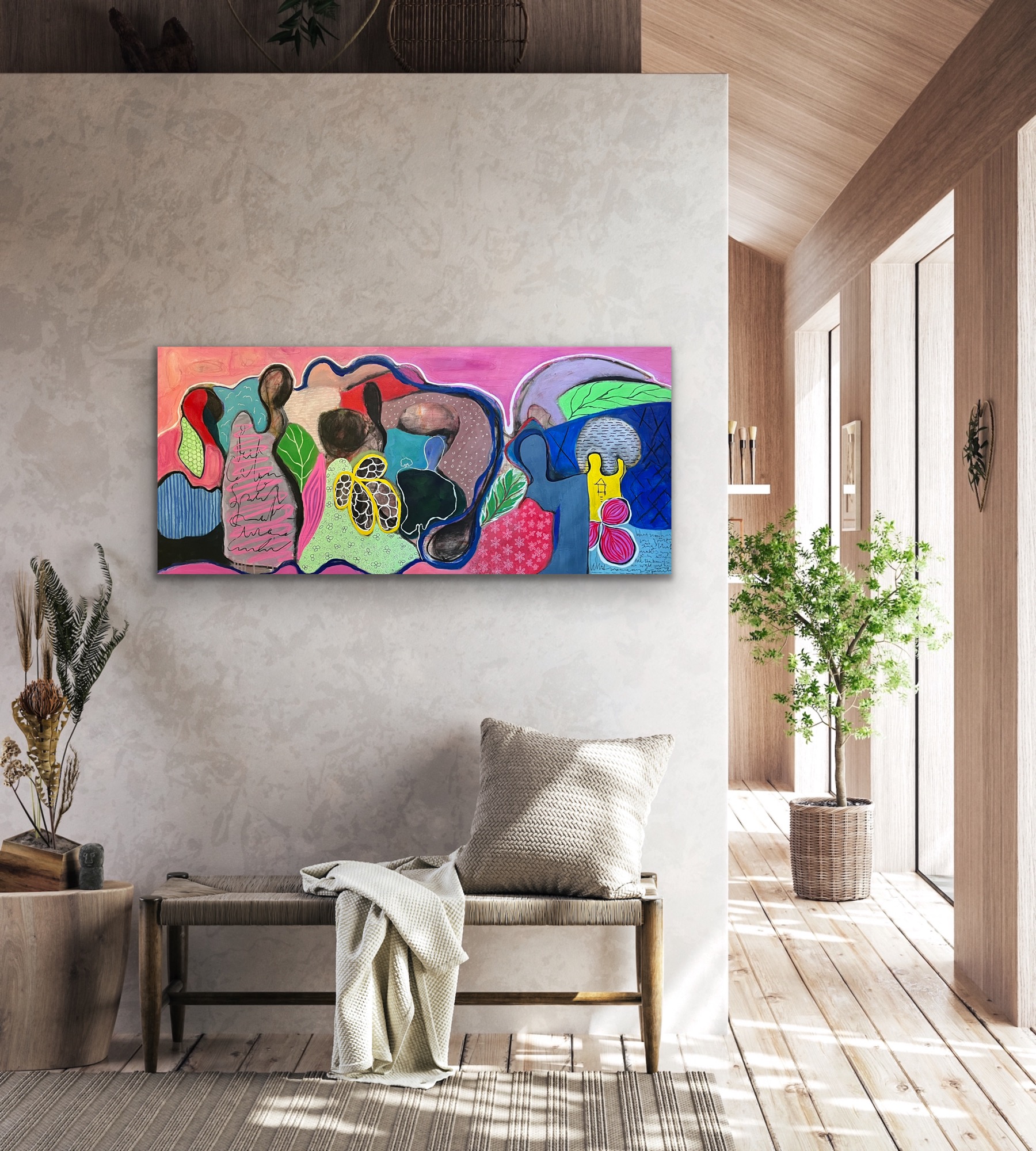 When The Spirit Sings Insitu Beige Wall