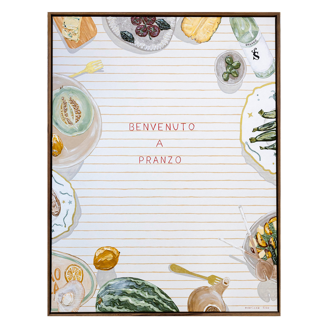 Marissa Lico Painting Benvenuto Pranzoii