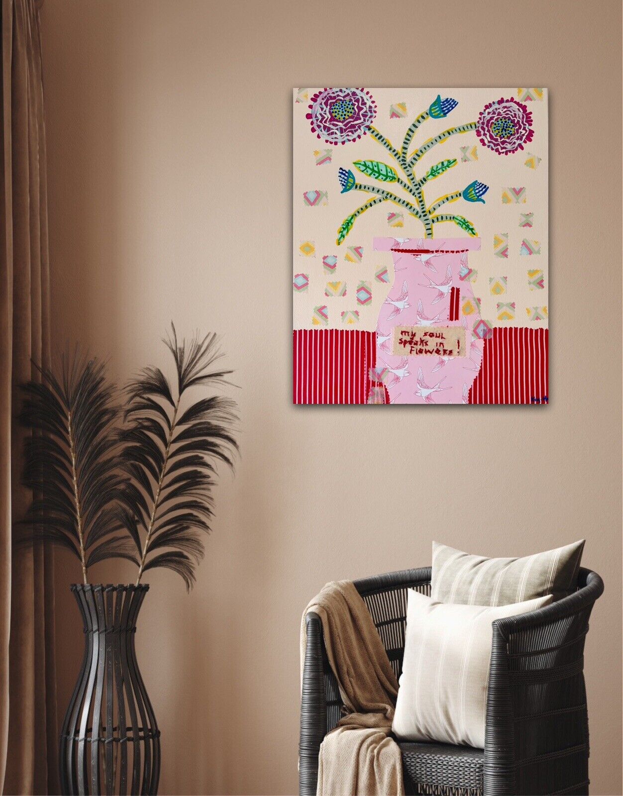 Kim Magee Art My Soul Speaks In Flowers (1)