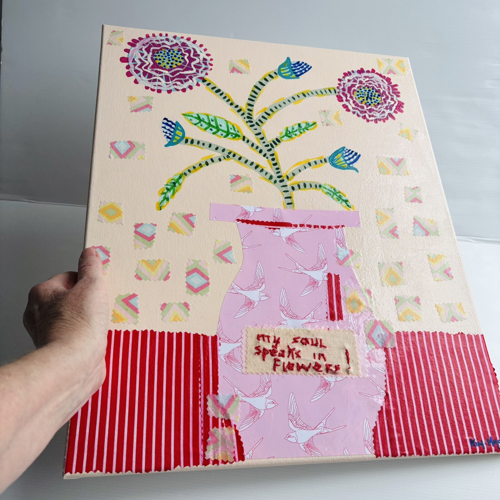 Kim Magee Art My Soul Speaks In Flowers (2)