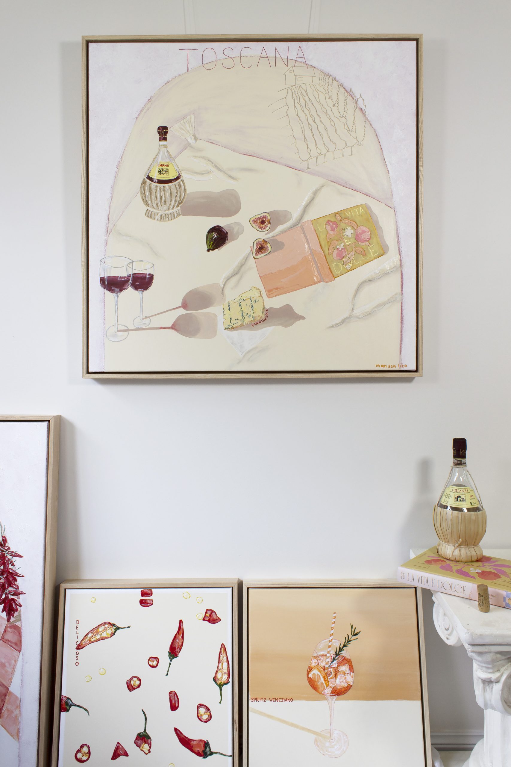 Marissa Lico Toscana Framed Italy Painting