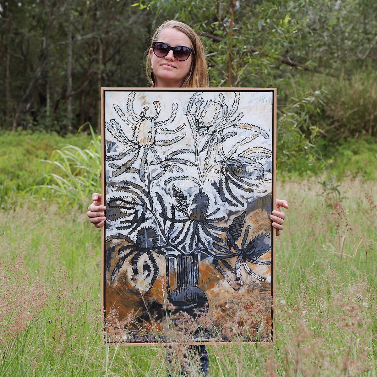 Lr 011 Banksia Serrata Still Iii Smith & Brooks Paintings Of Banksias Art For My Walls Art From Australia