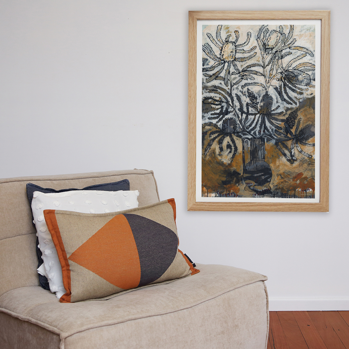 Lr 095 Banksia Serrata Still Iii Smith & Brooks Paintings Of Banksias Art For My Walls Art From Australia