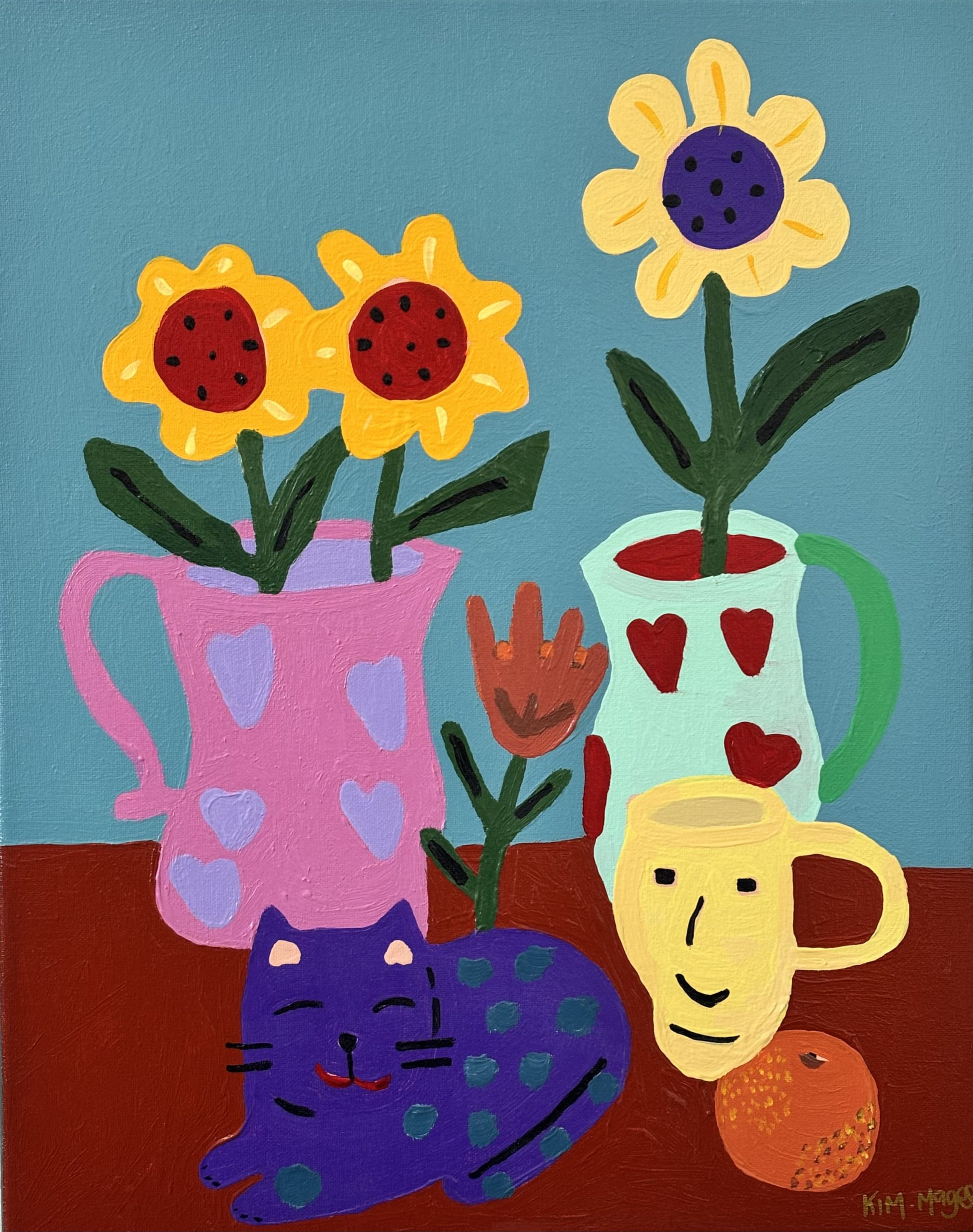 Kim Magee Art Sunflower Serenade 1