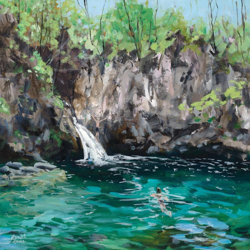 Swimming at Blue Eye